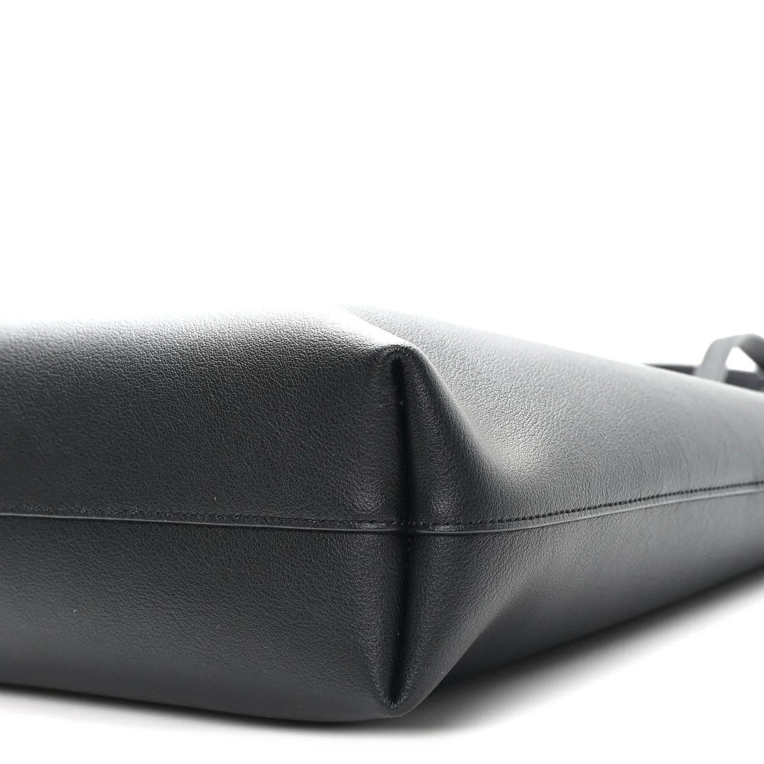 Calfskin North-South Shopping Tote Black - Image 11