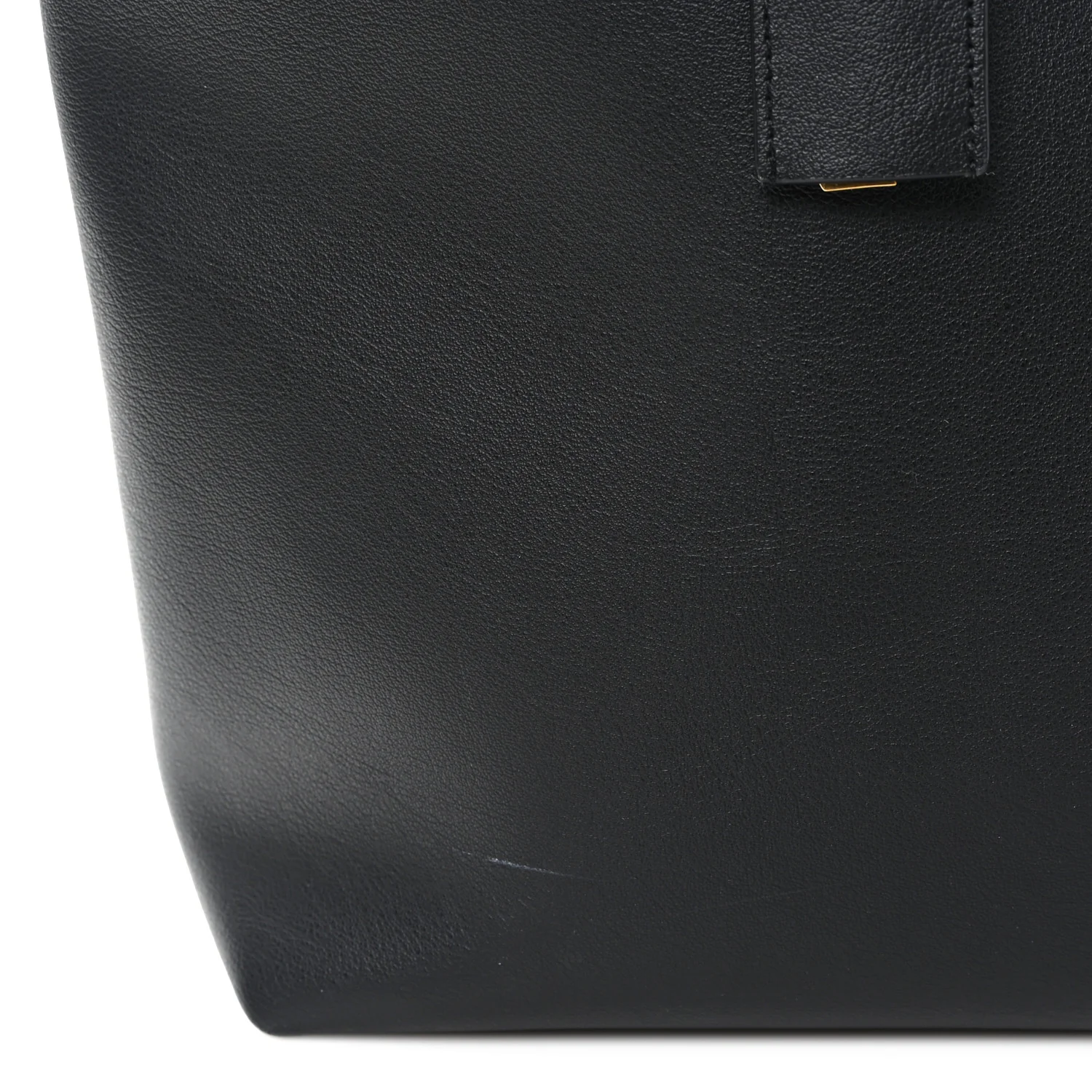 Calfskin North-South Shopping Tote Black - Image 12