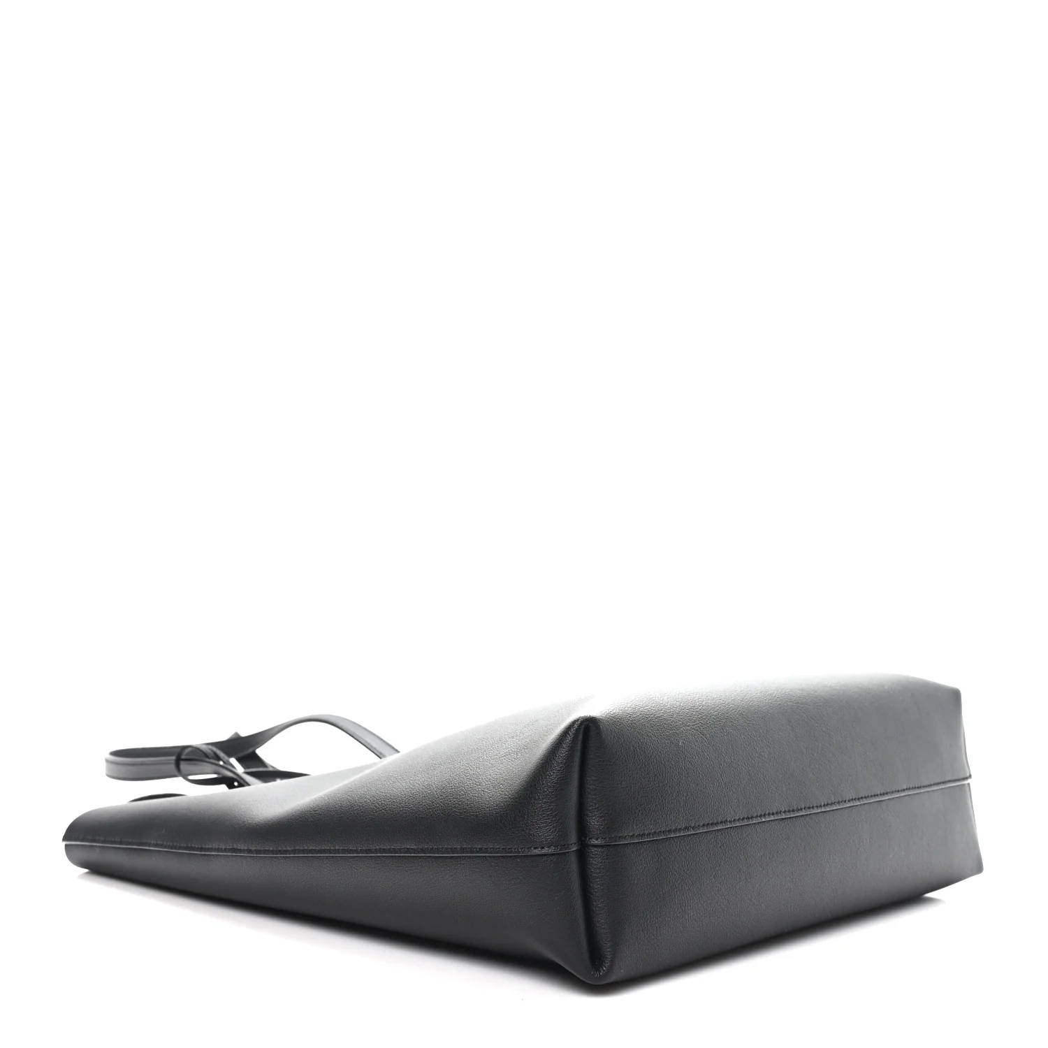 Calfskin North-South Shopping Tote Black - Image 5