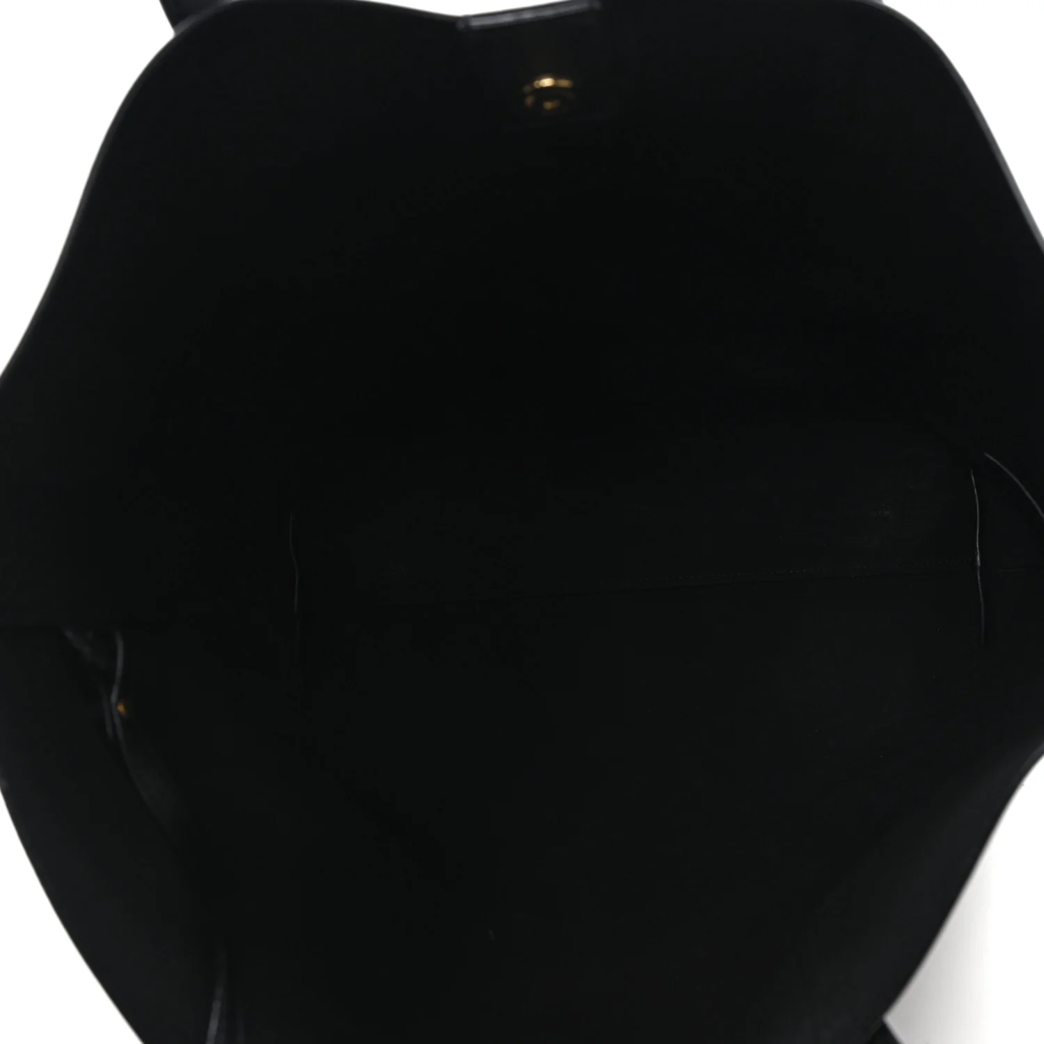 Calfskin North-South Shopping Tote Black - Image 6