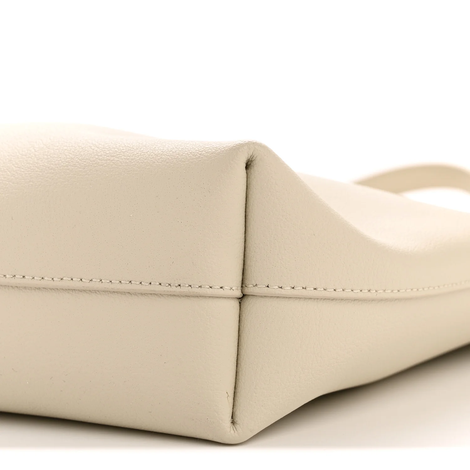 Calfskin North South Shopping Tote Crema Soft - Image 10