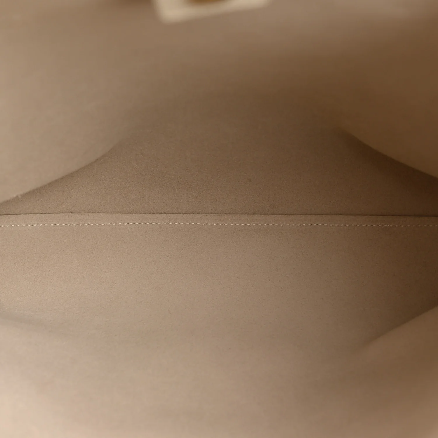 Calfskin North South Shopping Tote Crema Soft - Image 5