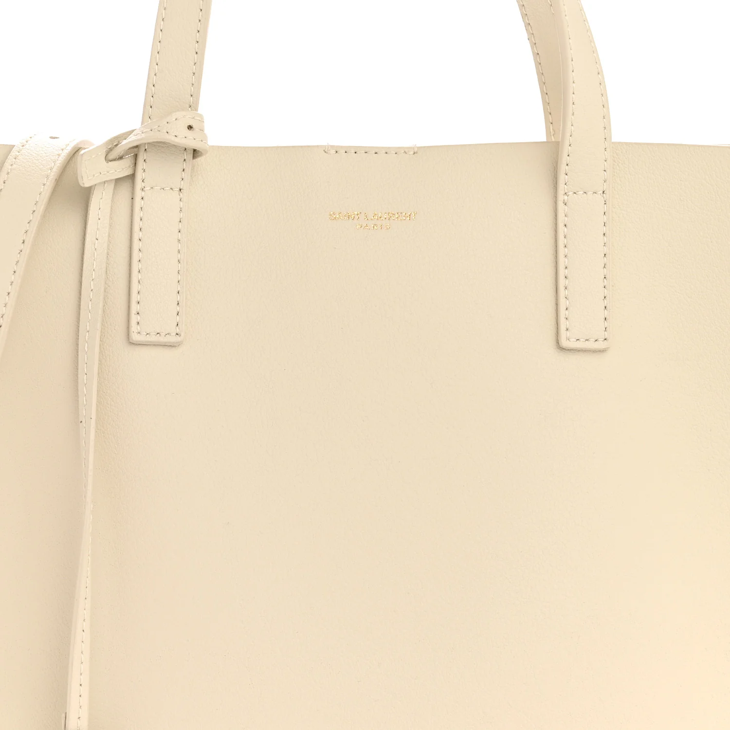 Calfskin North South Shopping Tote Crema Soft - Image 8