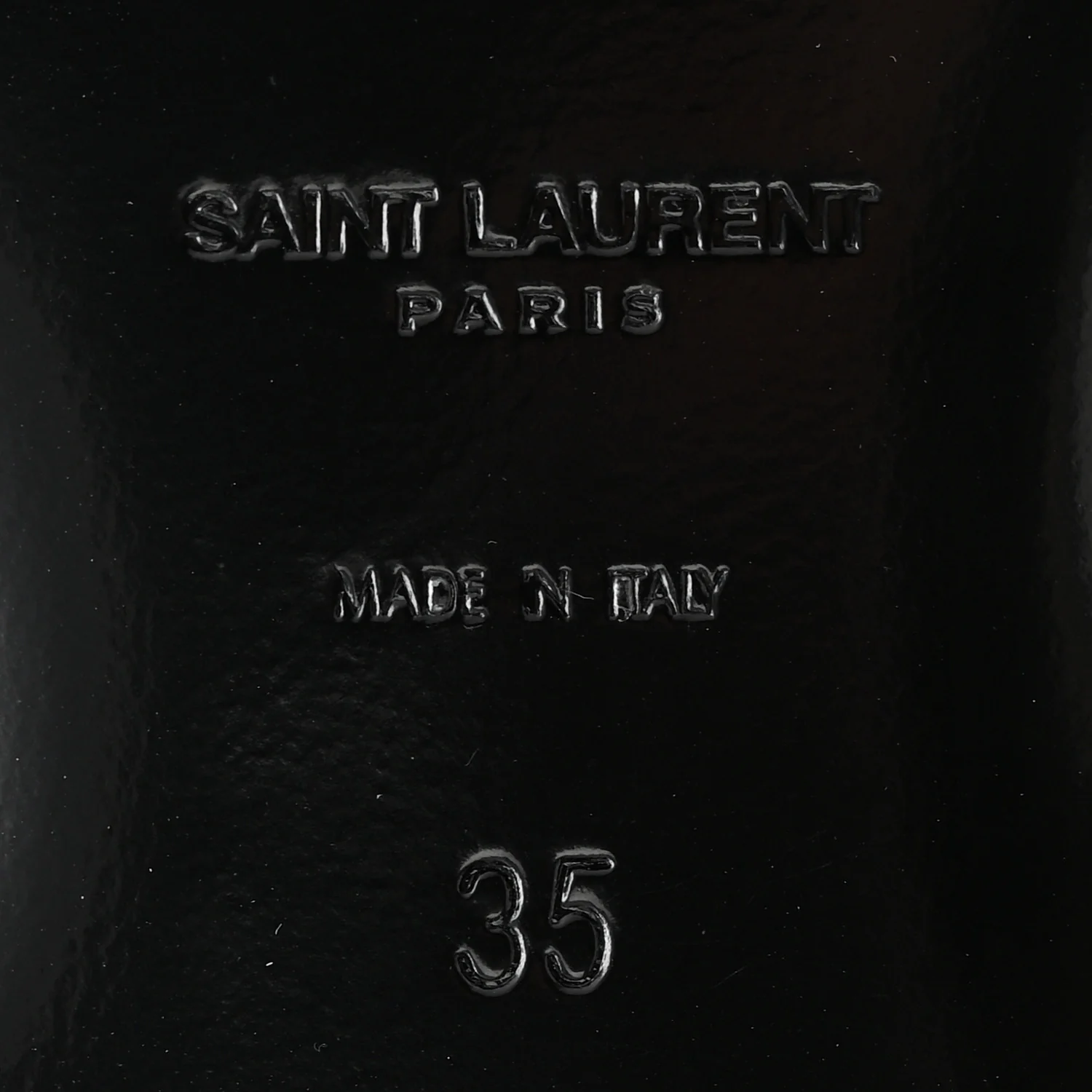 Calfskin Nu Pied 05 Slide Sandals 35 Black - Image 7