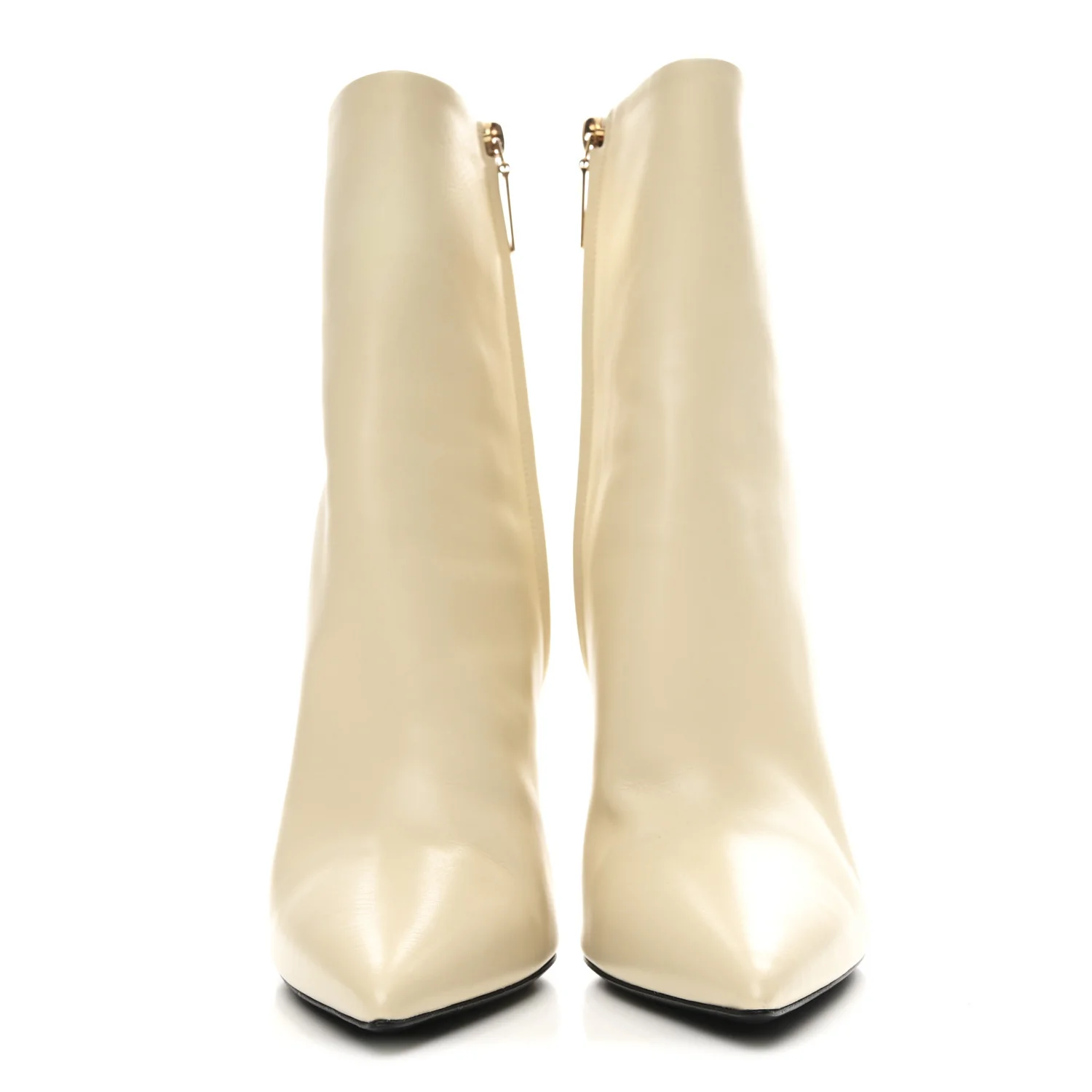 Calfskin Opyum 110 Ankle Boots 38.5 Real Beige - Image 3