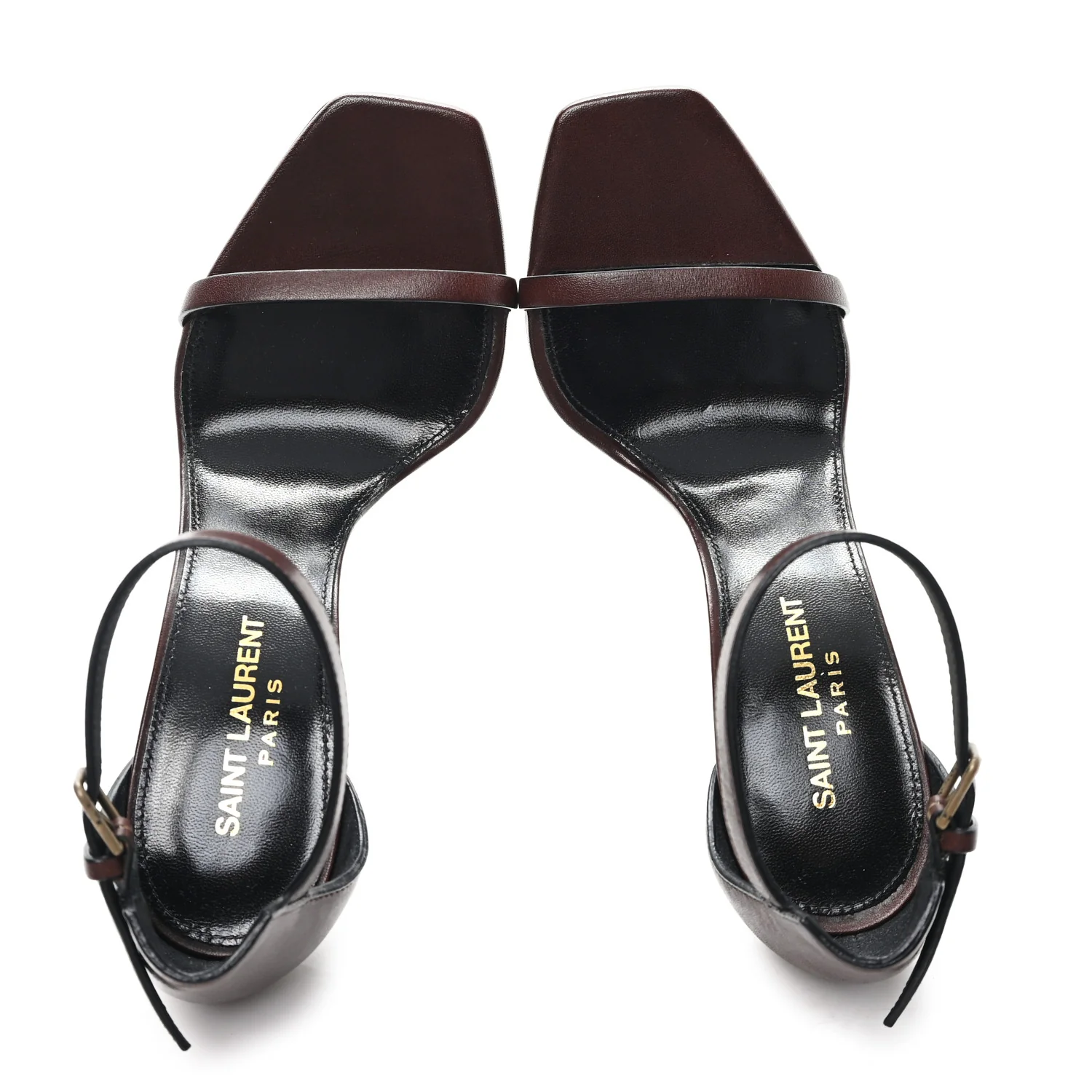 Calfskin Opyum Sandals 36.5 Brown - Image 2