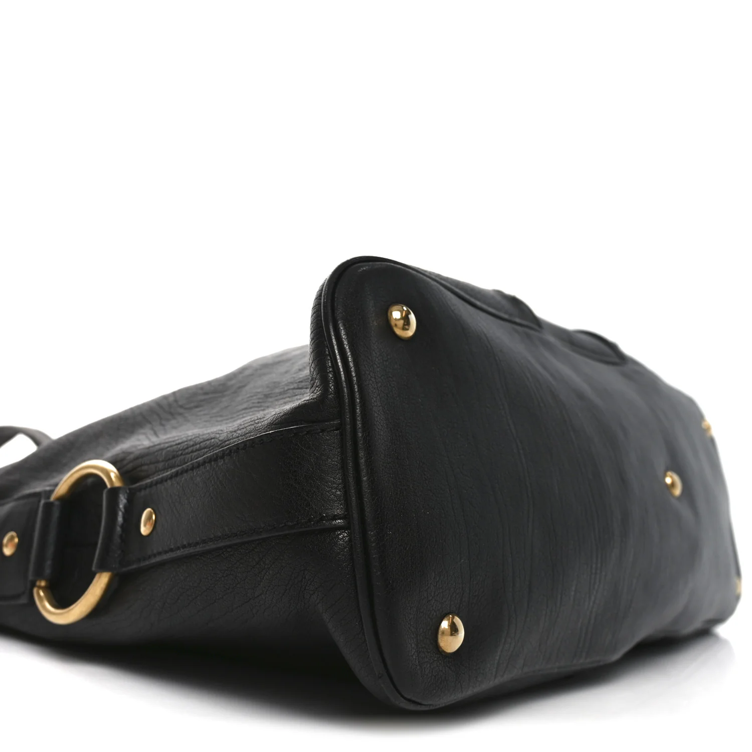 Calfskin Oversized Muse Black - Image 9