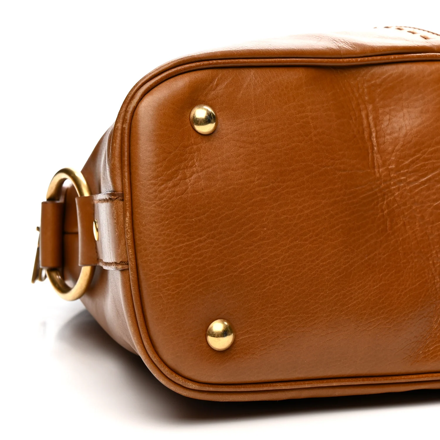 Calfskin Oversized Muse Brown - Image 9