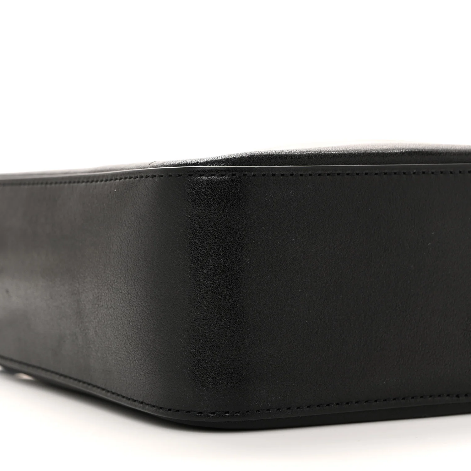 Calfskin Small Bucket Bag Black - Image 9