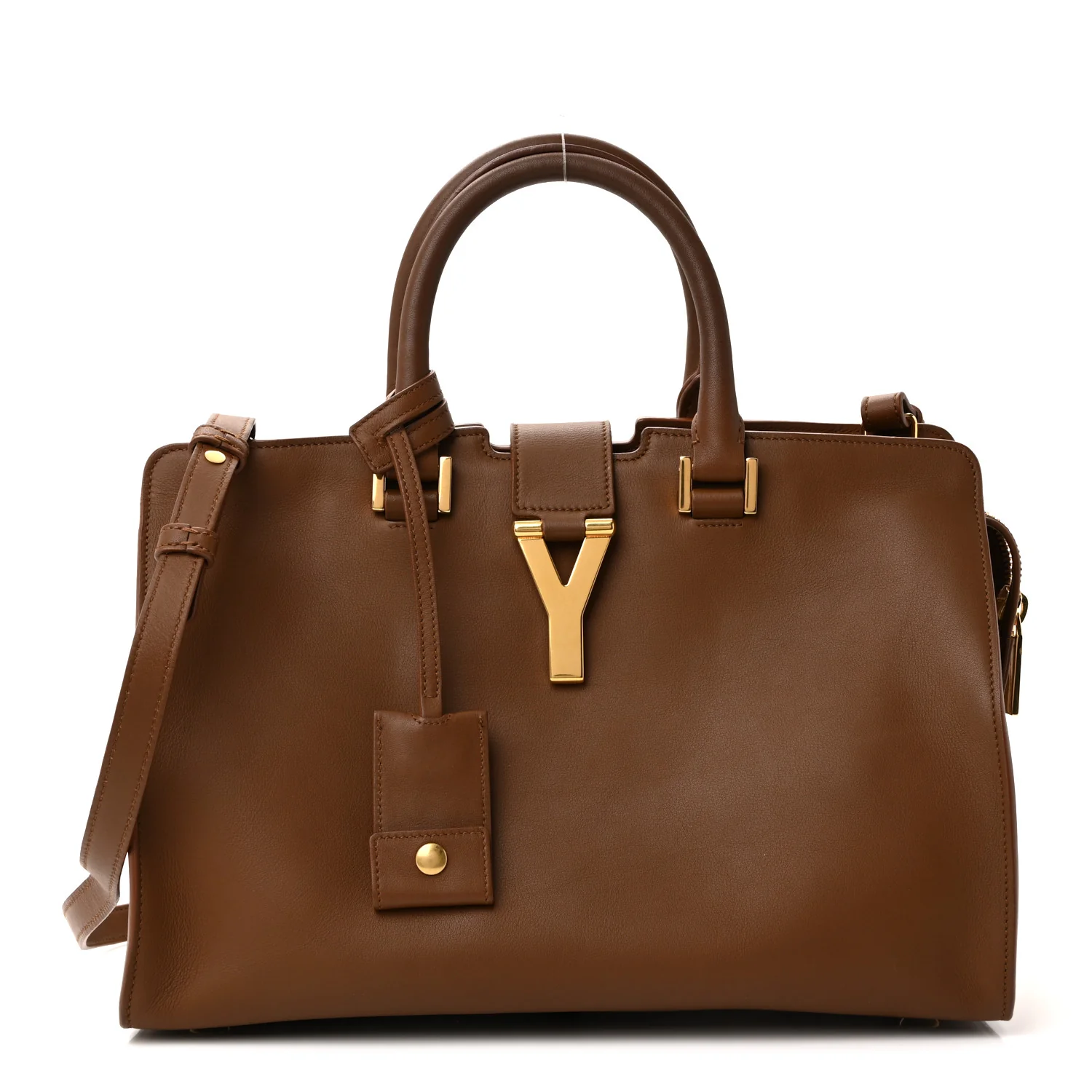 Calfskin Small Classic Y Cabas Cognac - Image 2