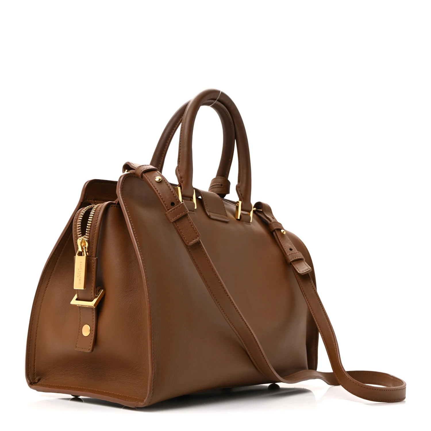 Calfskin Small Classic Y Cabas Cognac - Image 5