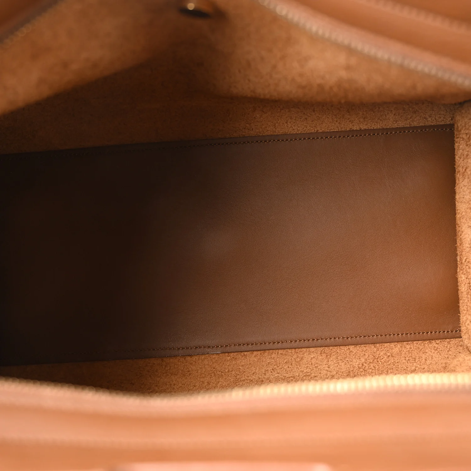 Calfskin Small Classic Y Cabas Cognac - Image 9