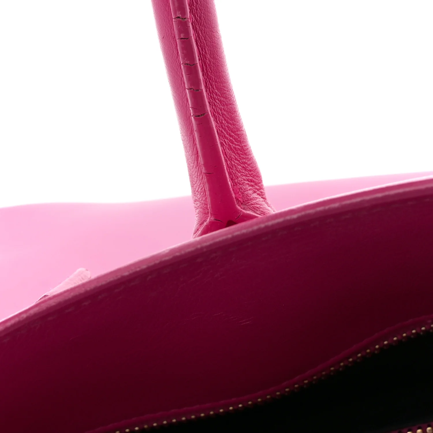 Calfskin Small Sac De Jour Lipstick Fuchsia - Image 26