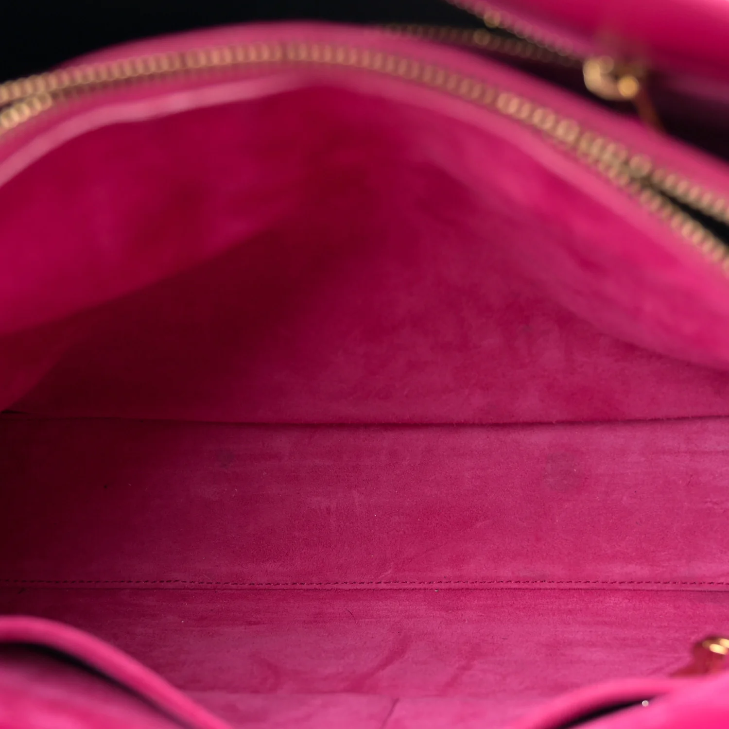 Calfskin Small Sac De Jour Lipstick Fuchsia - Image 8