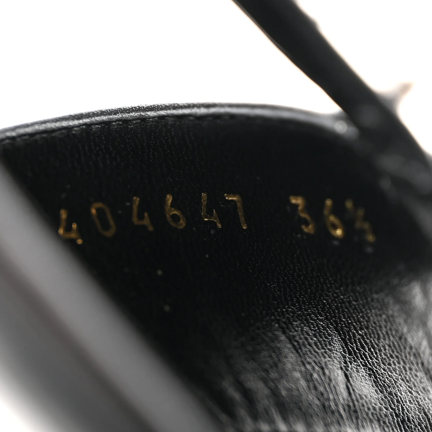 Calfskin Studded Ankle Strap Sandals 36.5 Black - Image 9