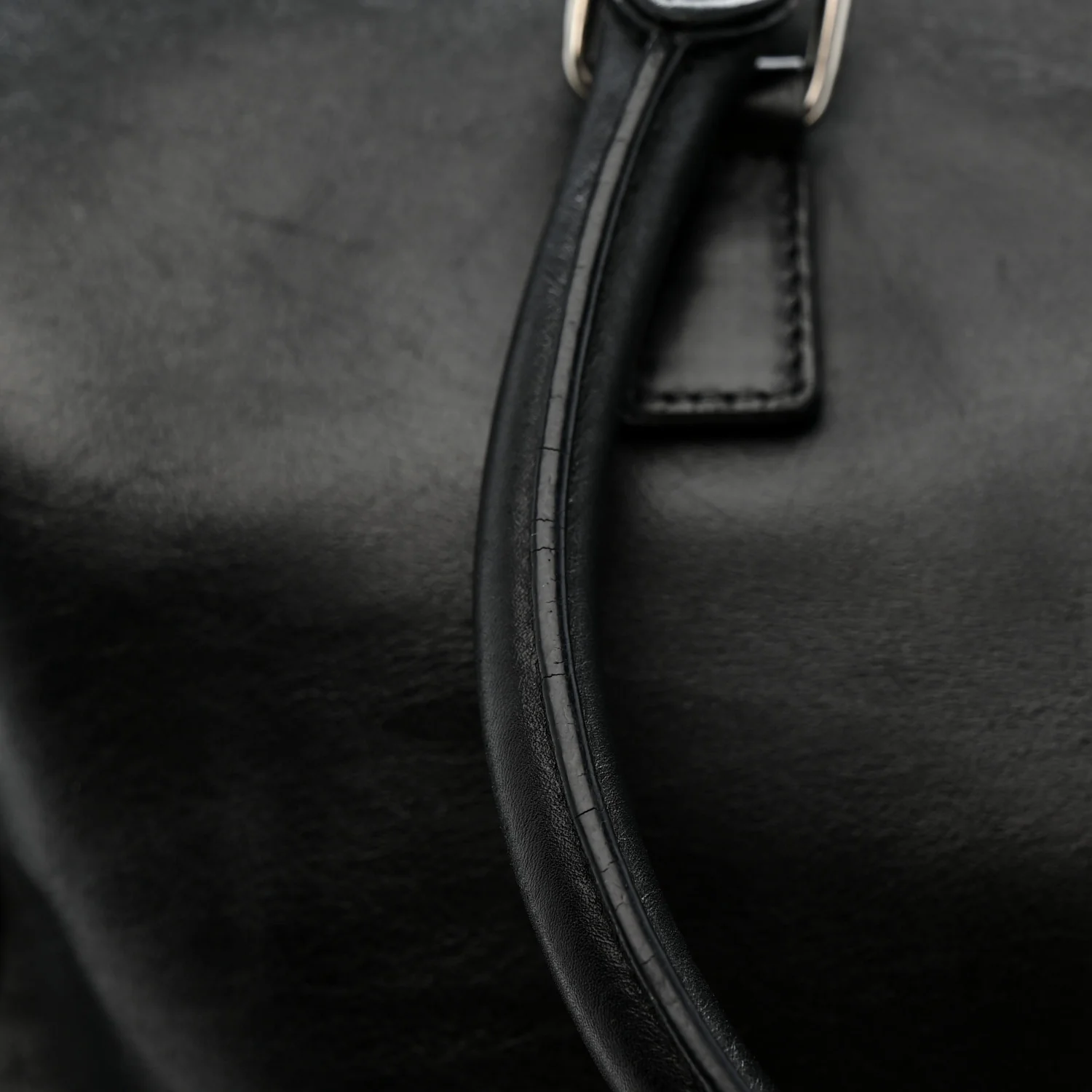 Calfskin Studded Classic Duffle 6 Black - Image 14