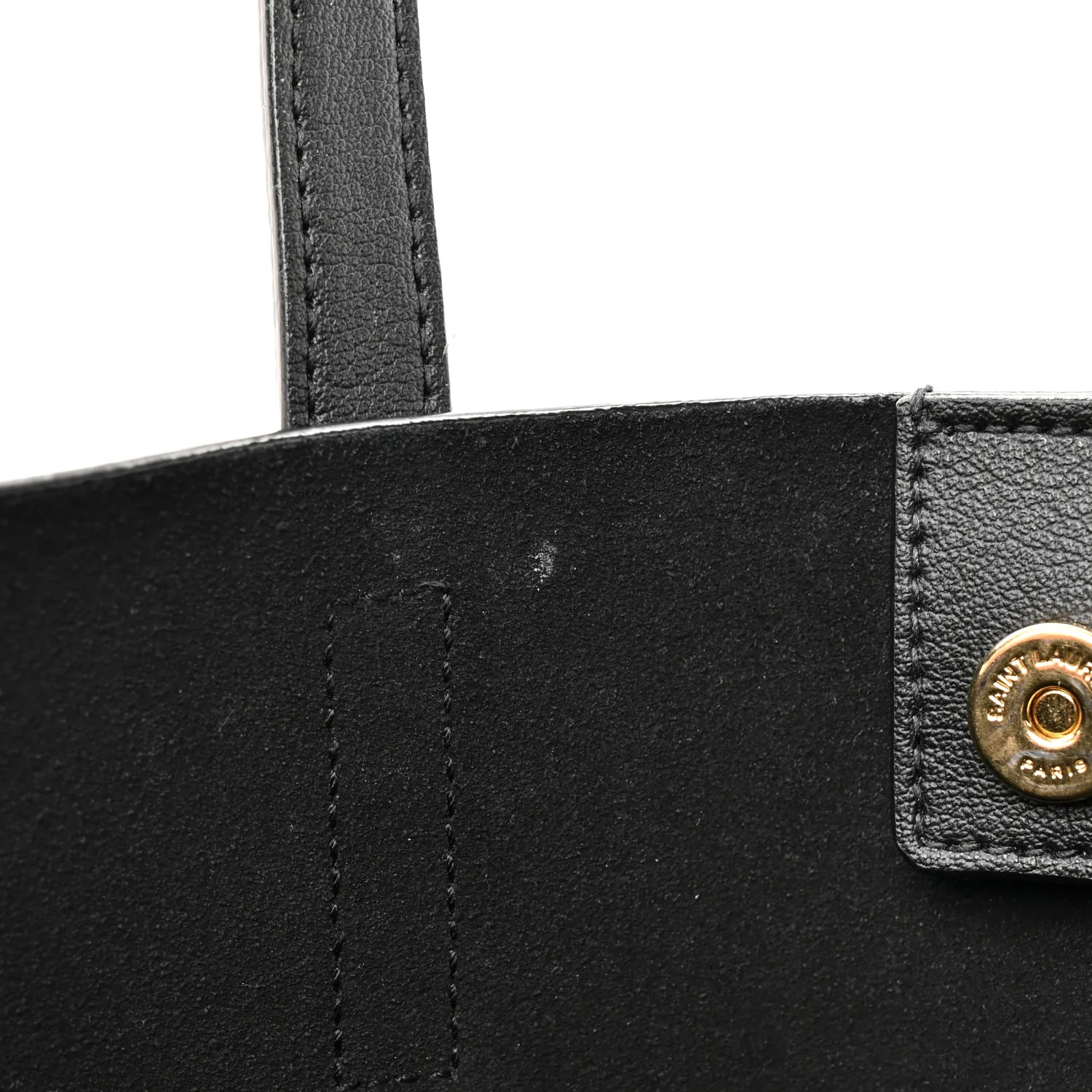 Calfskin Toy Shopping Tote Black - Image 12
