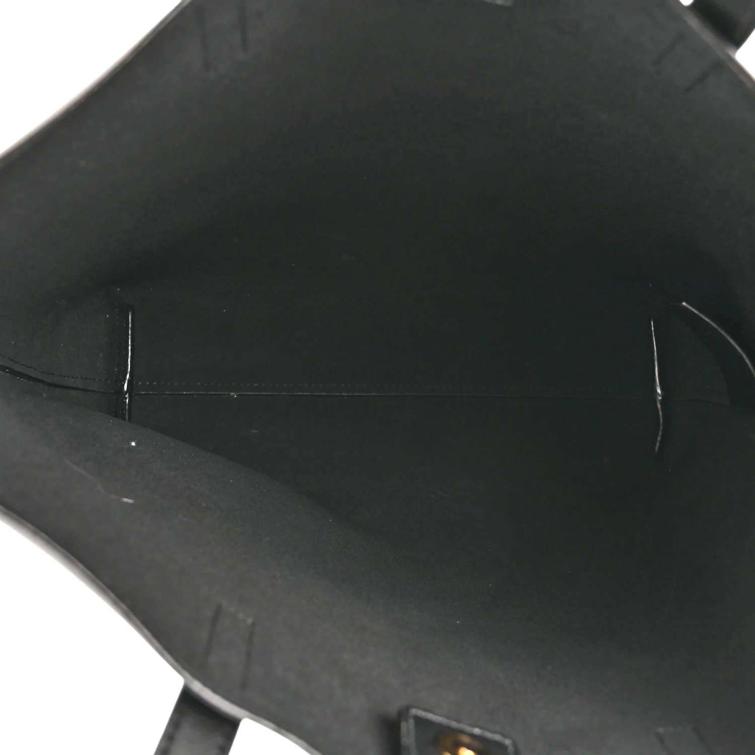 Calfskin Toy Shopping Tote Black - Image 5