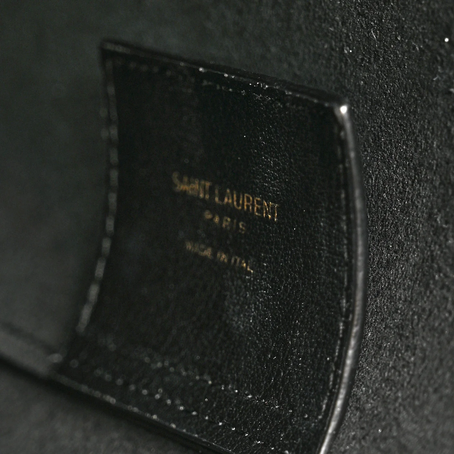 Calfskin Toy Shopping Tote Black - Image 6