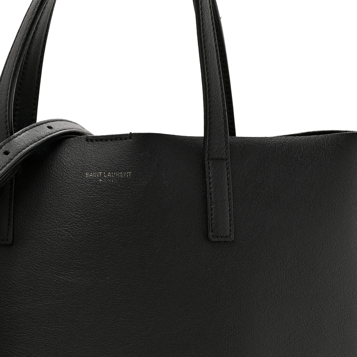 Calfskin Toy Shopping Tote Black - Image 8