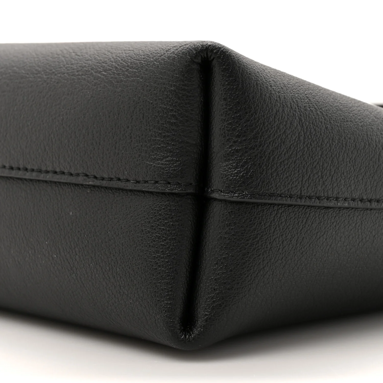 Calfskin Toy Shopping Tote Black - Image 9