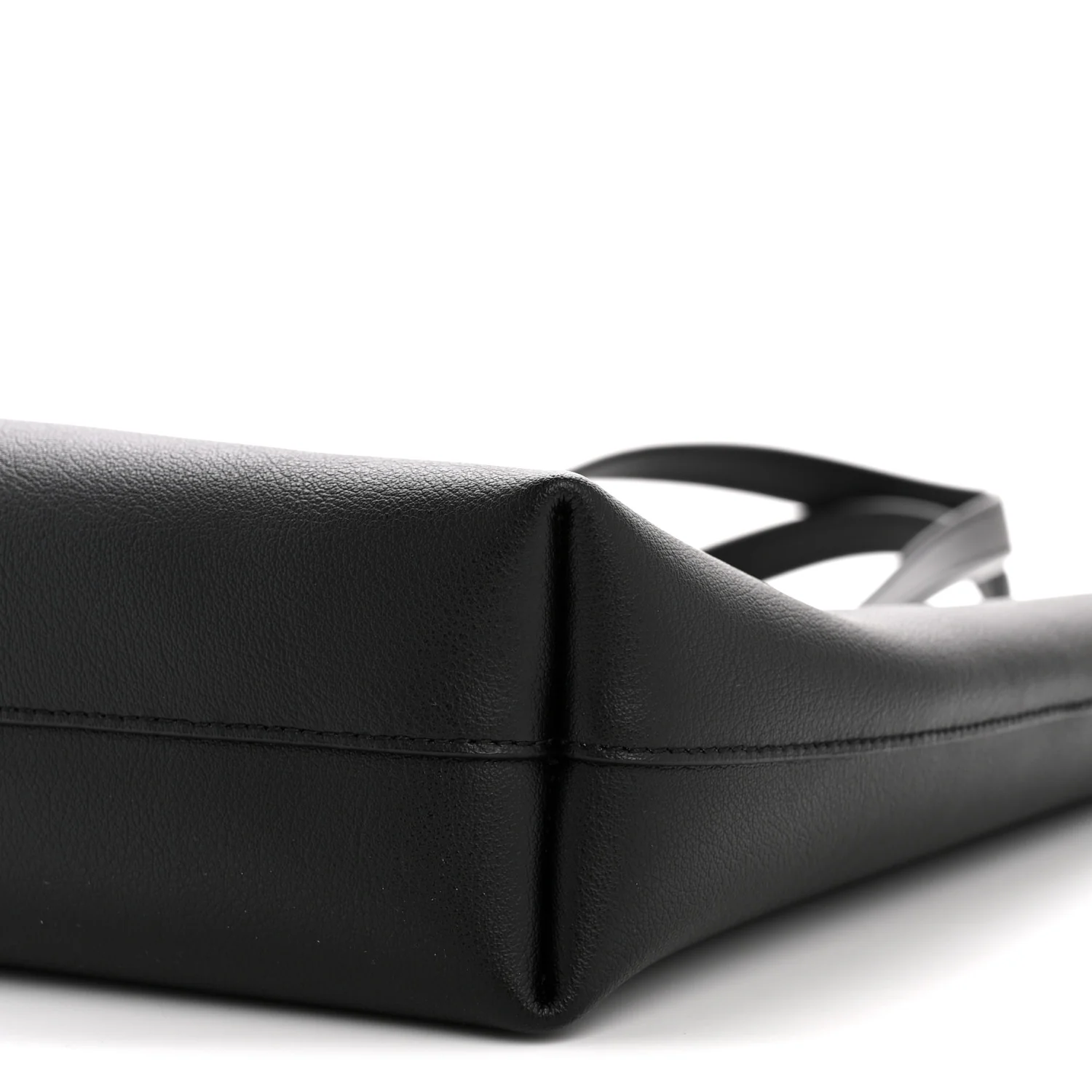 Calfskin Toy Shopping Tote Black - Image 10
