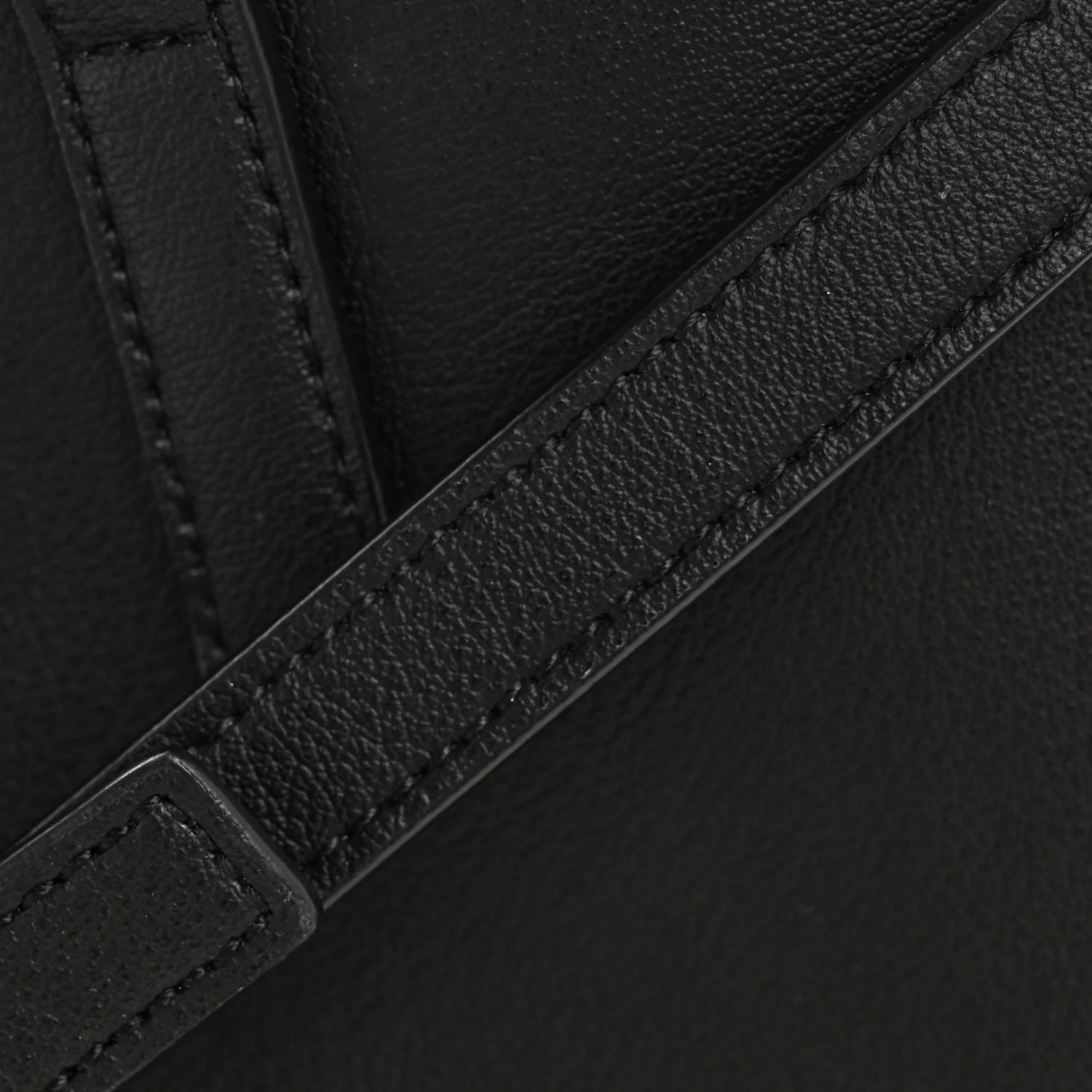 Calfskin Toy Shopping Tote Black - Image 11