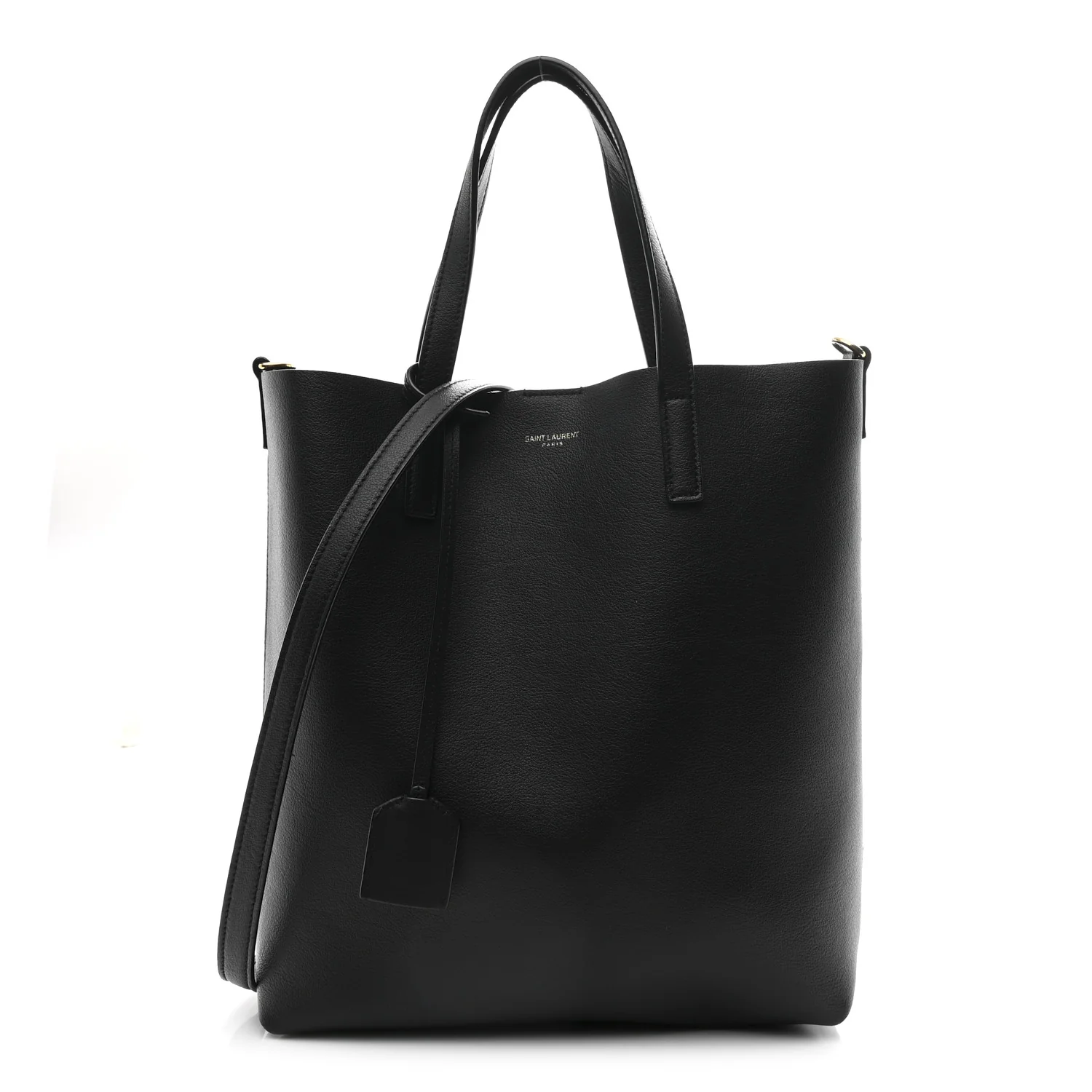 Calfskin Toy Shopping Tote Black