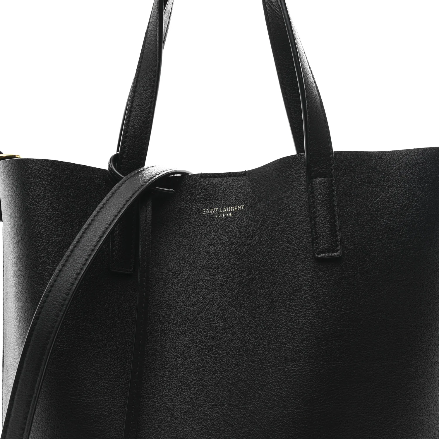 Calfskin Toy Shopping Tote Black - Image 8