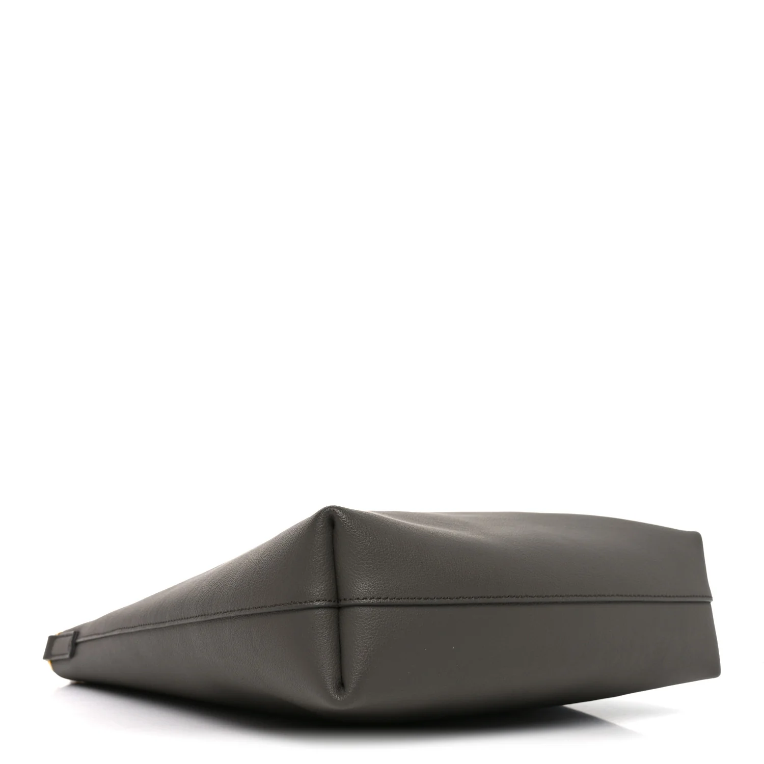 Calfskin Toy Shopping Tote Earth Grey - Image 4