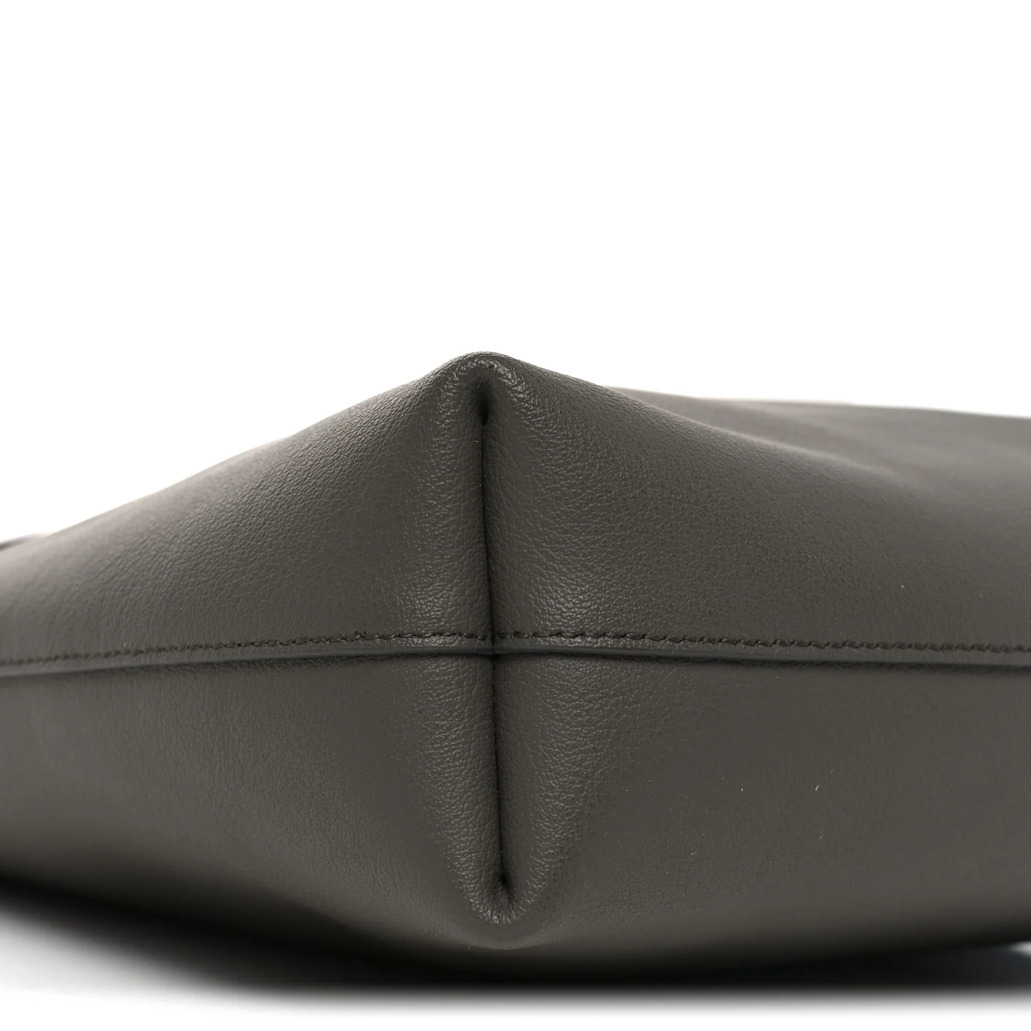 Calfskin Toy Shopping Tote Earth Grey - Image 8