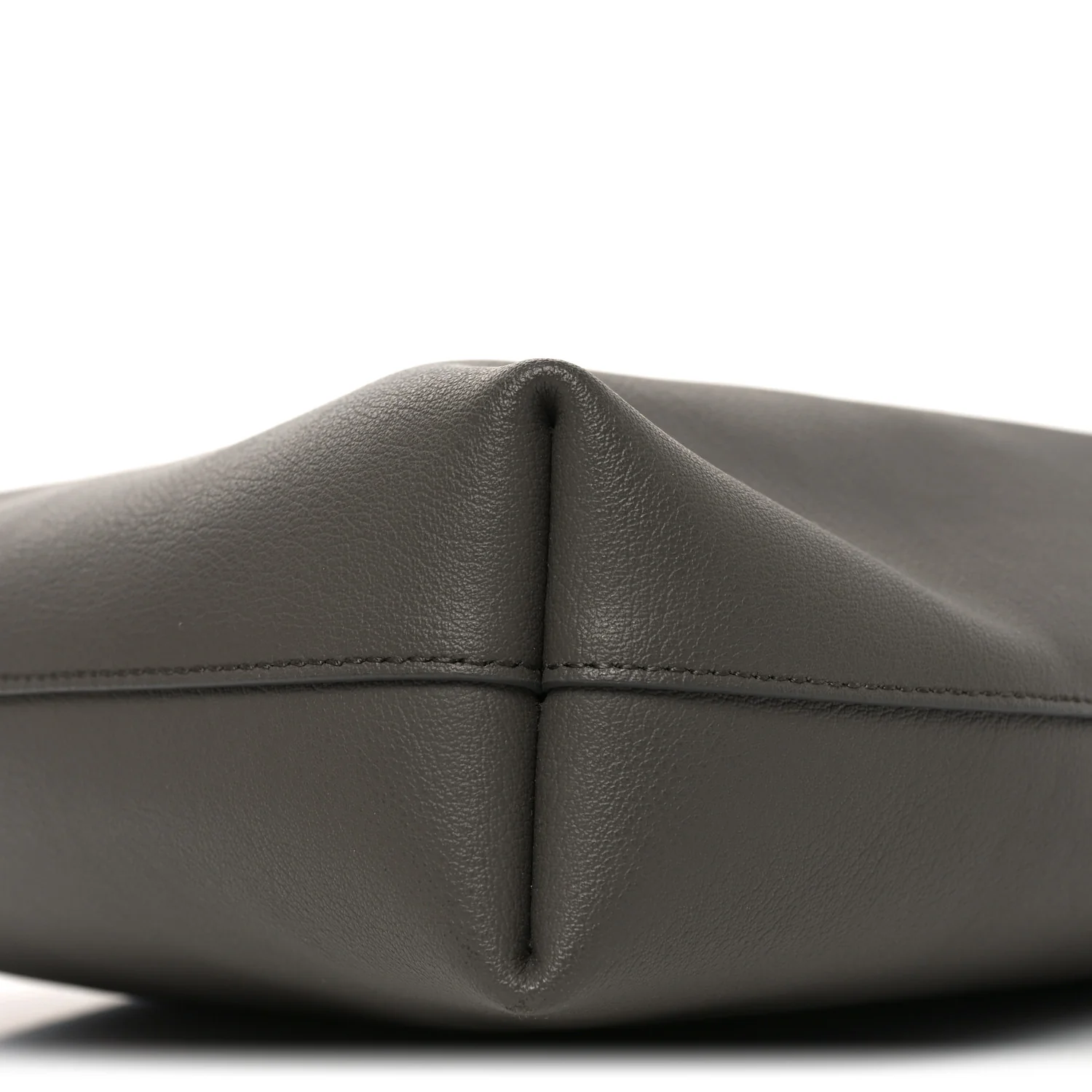 Calfskin Toy Shopping Tote Earth Grey - Image 9