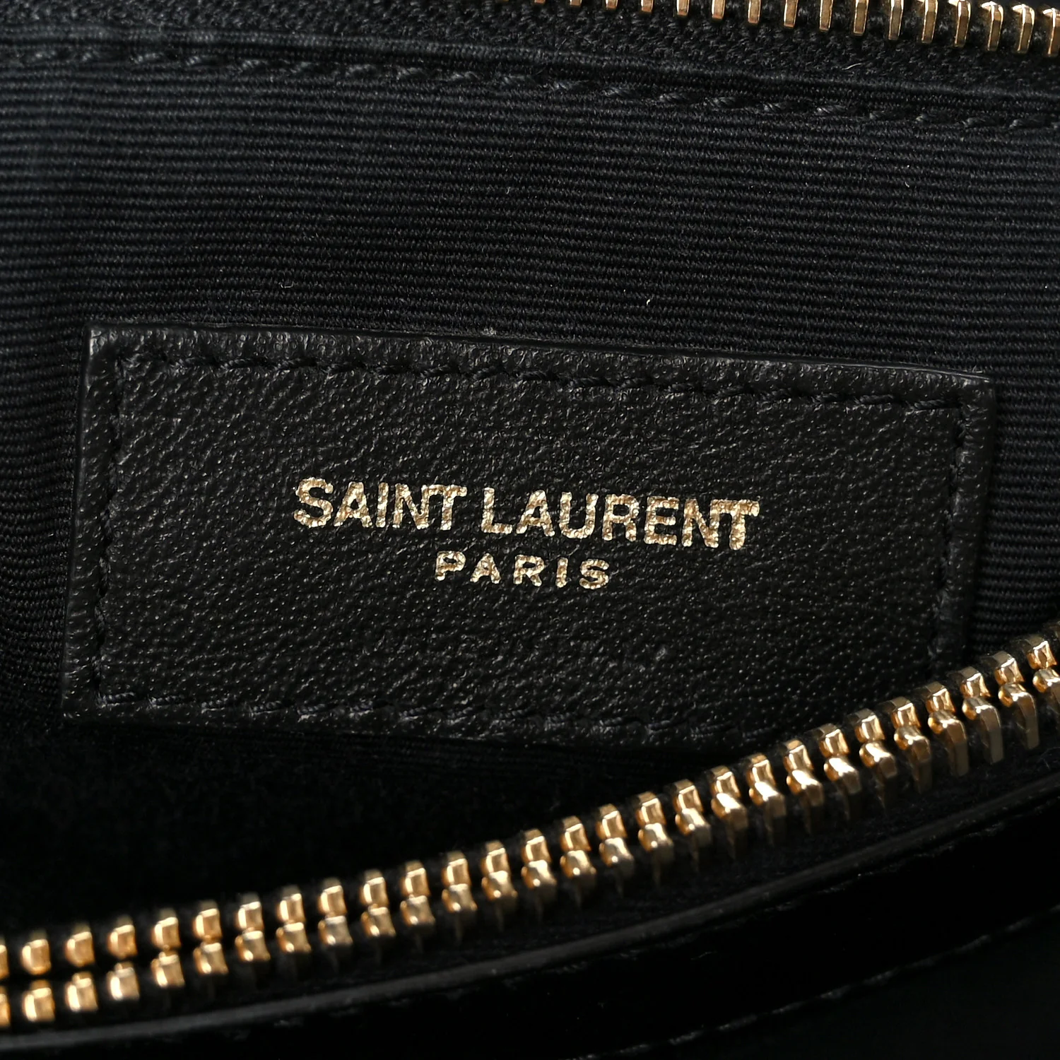 Calfskin Y Quilted Monogram Medium Loulou Chain Satchel Black - Image 7