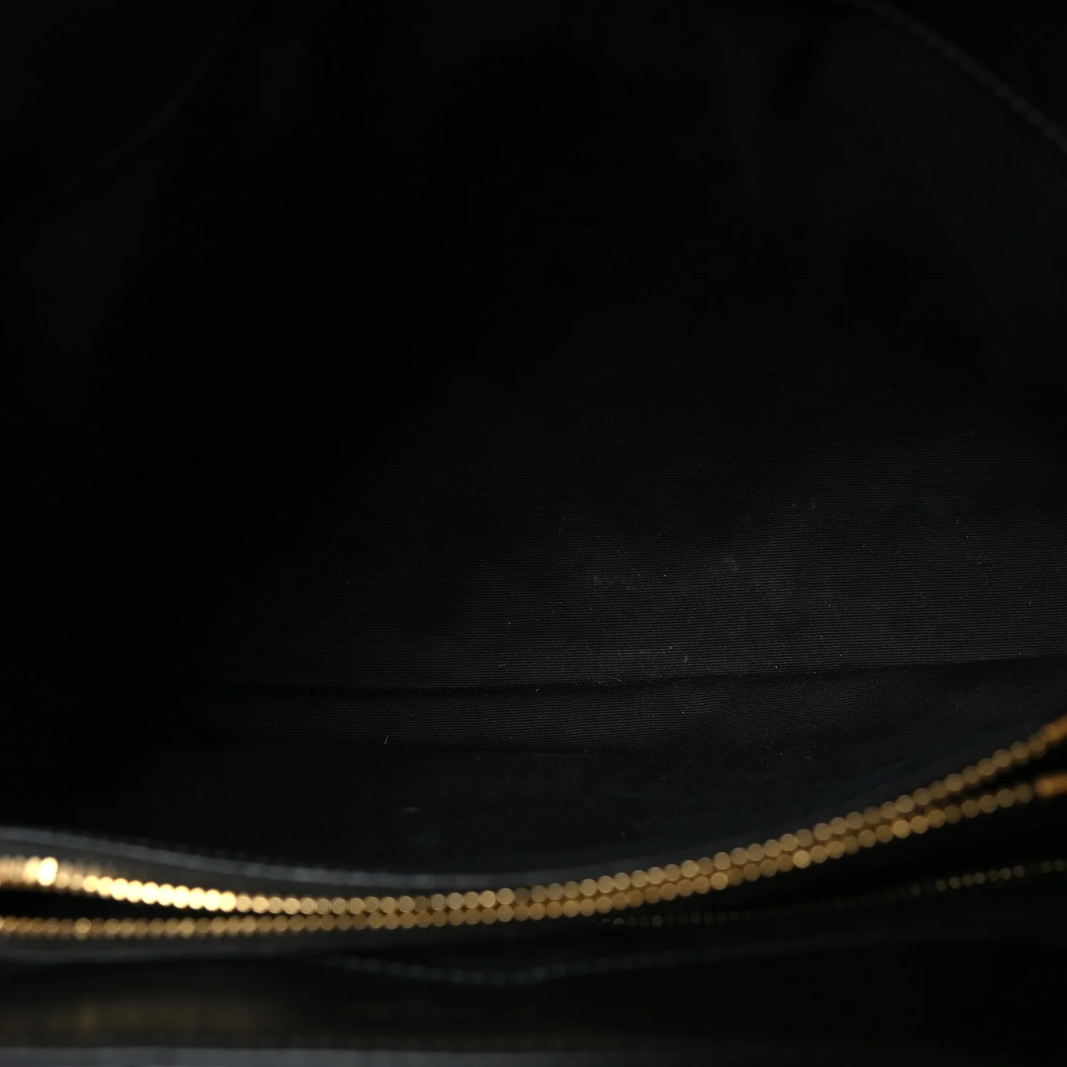 Calfskin Y Quilted Monogram Medium Loulou Chain Satchel Black - Image 5