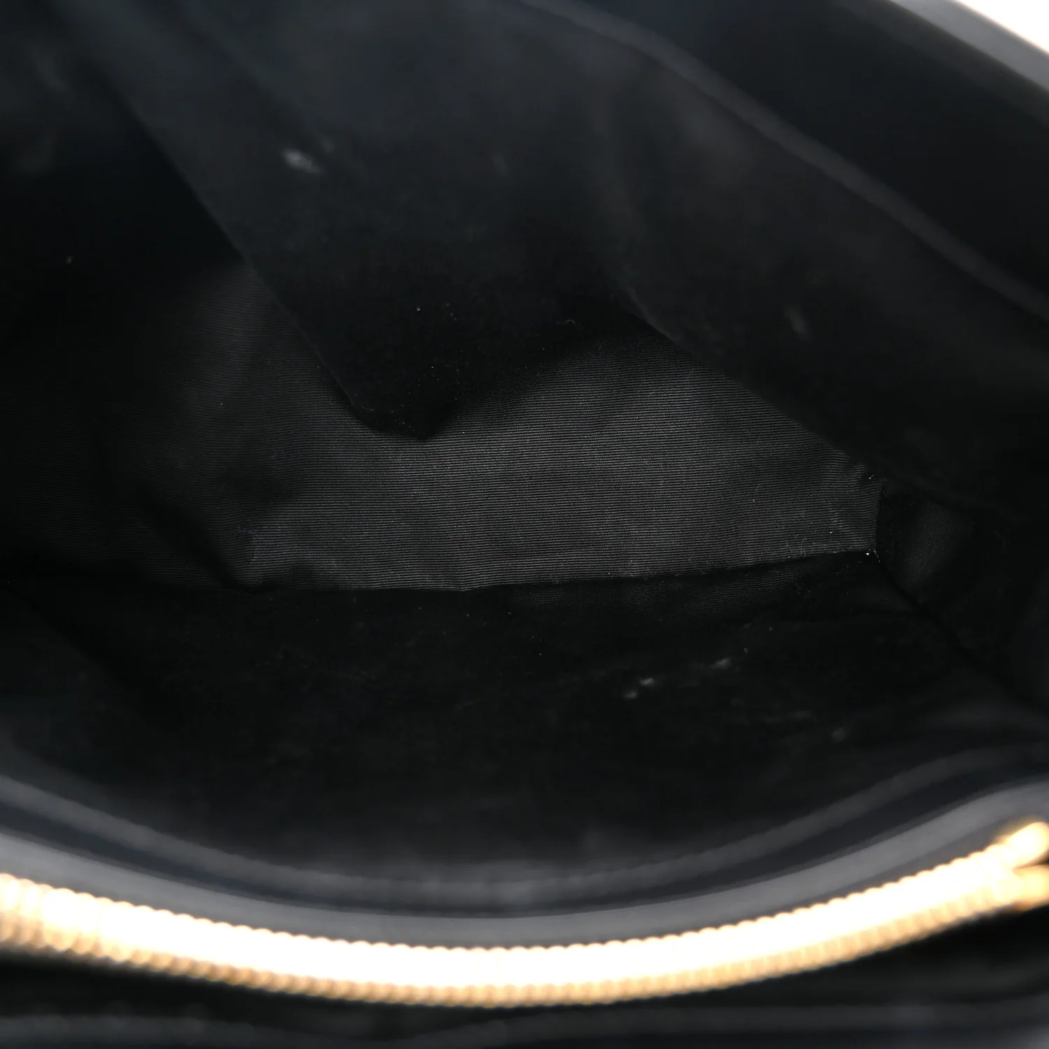 Calfskin Y Quilted Monogram Medium Loulou Chain Satchel Black - Image 5