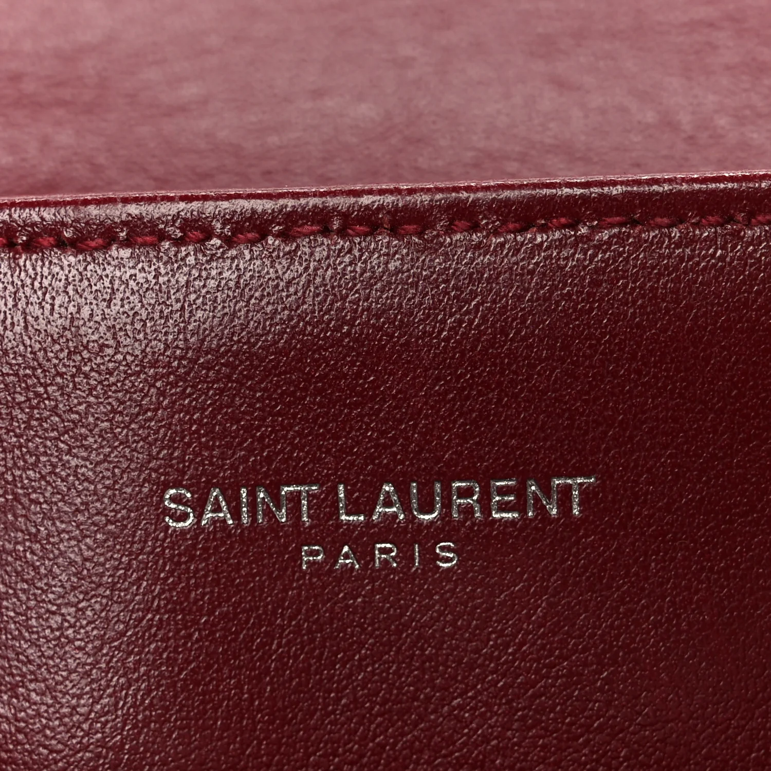 Calfskin Y Quilted Monogram Medium Loulou Chain Satchel Palissandre - Image 8