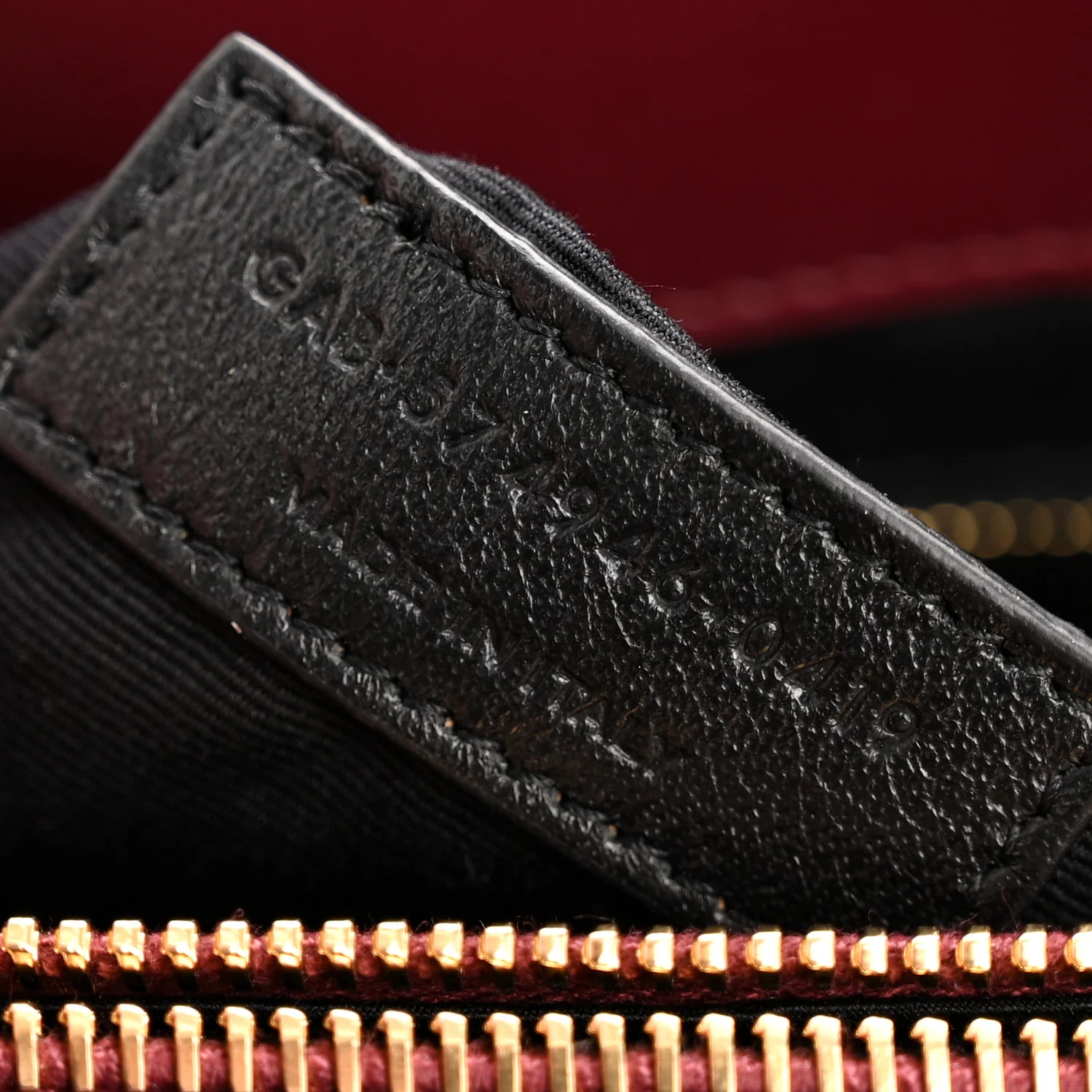 Calfskin Y Quilted Monogram Medium Loulou Chain Satchel Rouge Legion - Image 7