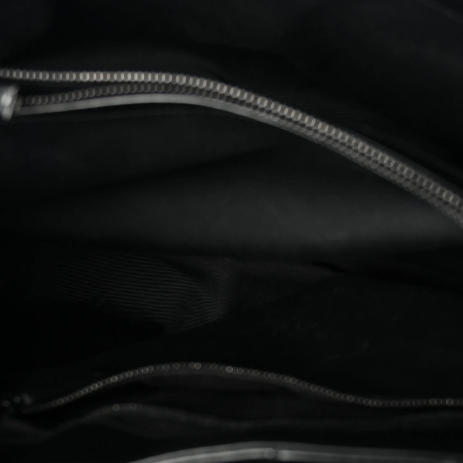 Calfskin Y Quilted Monogram Monochrome Large Loulou Chain Satchel Black - Image 6