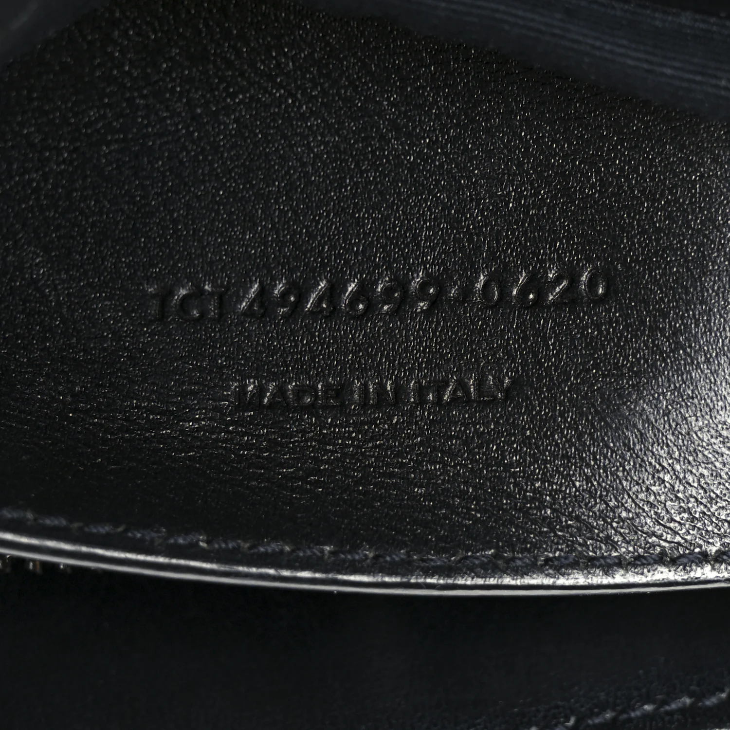Calfskin Y Quilted Monogram Monochrome Small Loulou Chain Satchel Black - Image 8