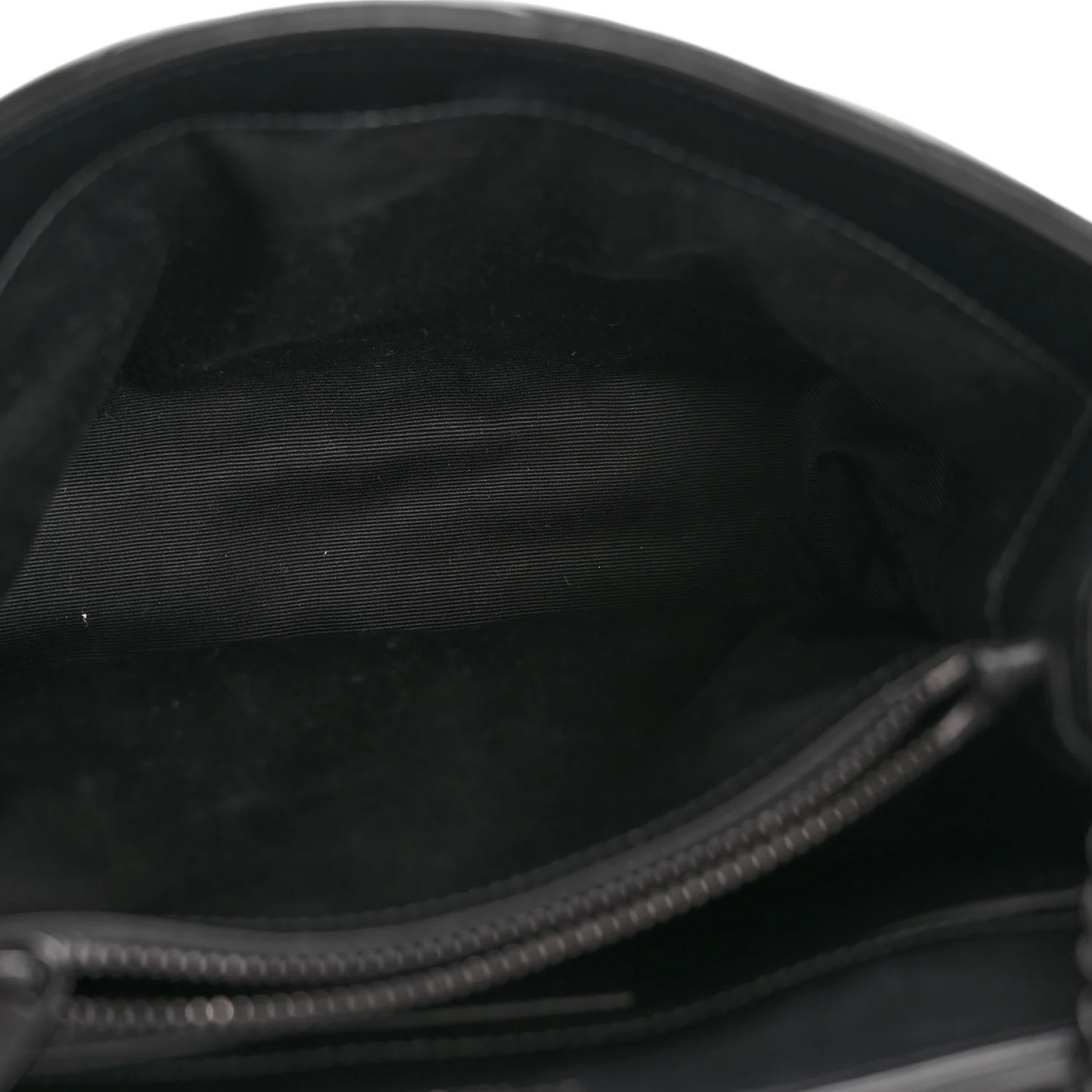 Calfskin Y Quilted Monogram Monochrome Small Loulou Chain Satchel Black - Image 5