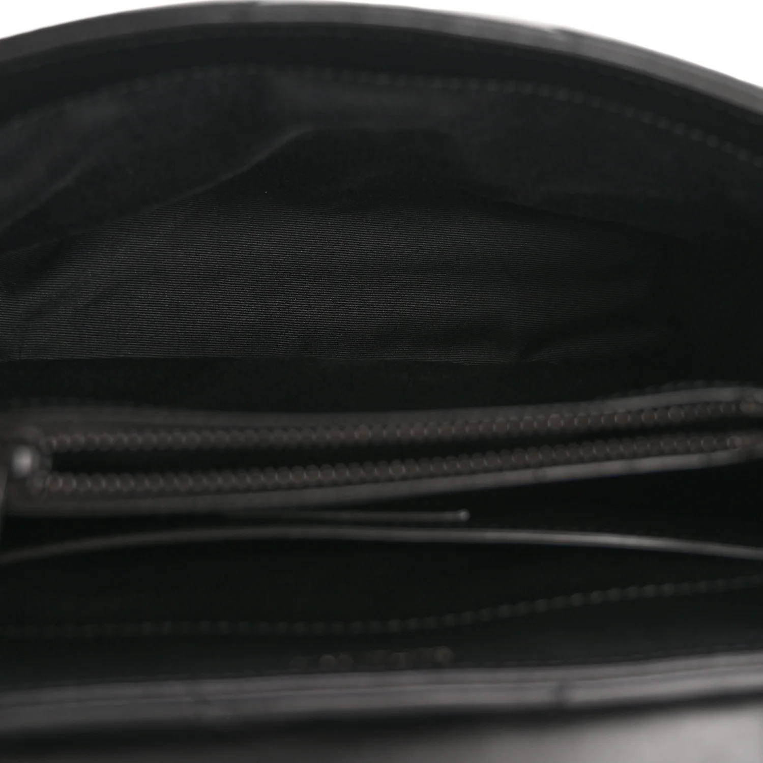 Calfskin Y Quilted Monogram Monochrome Small Loulou Chain Satchel Black - Image 5