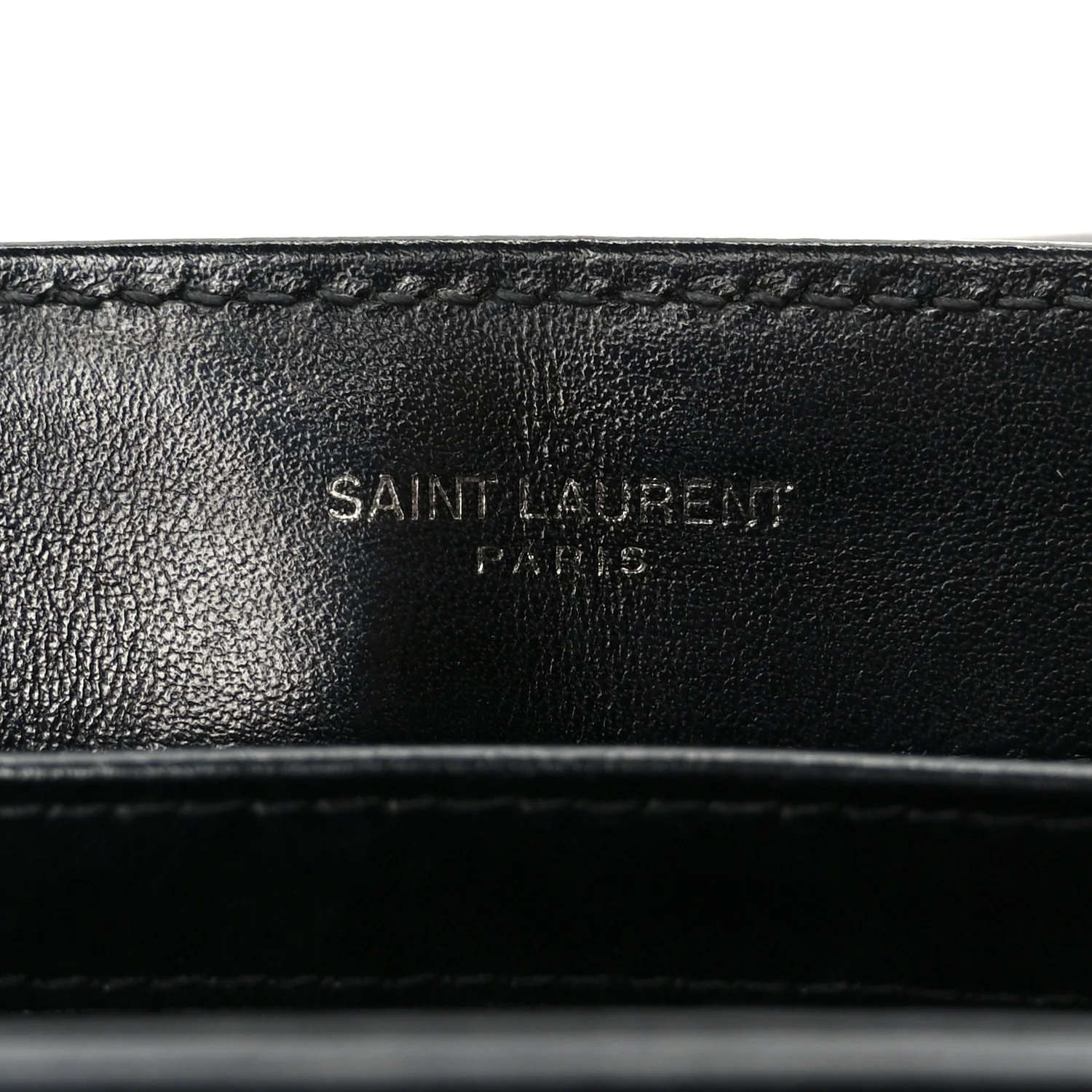 Calfskin Y Quilted Monogram Monochrome Toy Loulou Crossbody Bag Black - Image 6