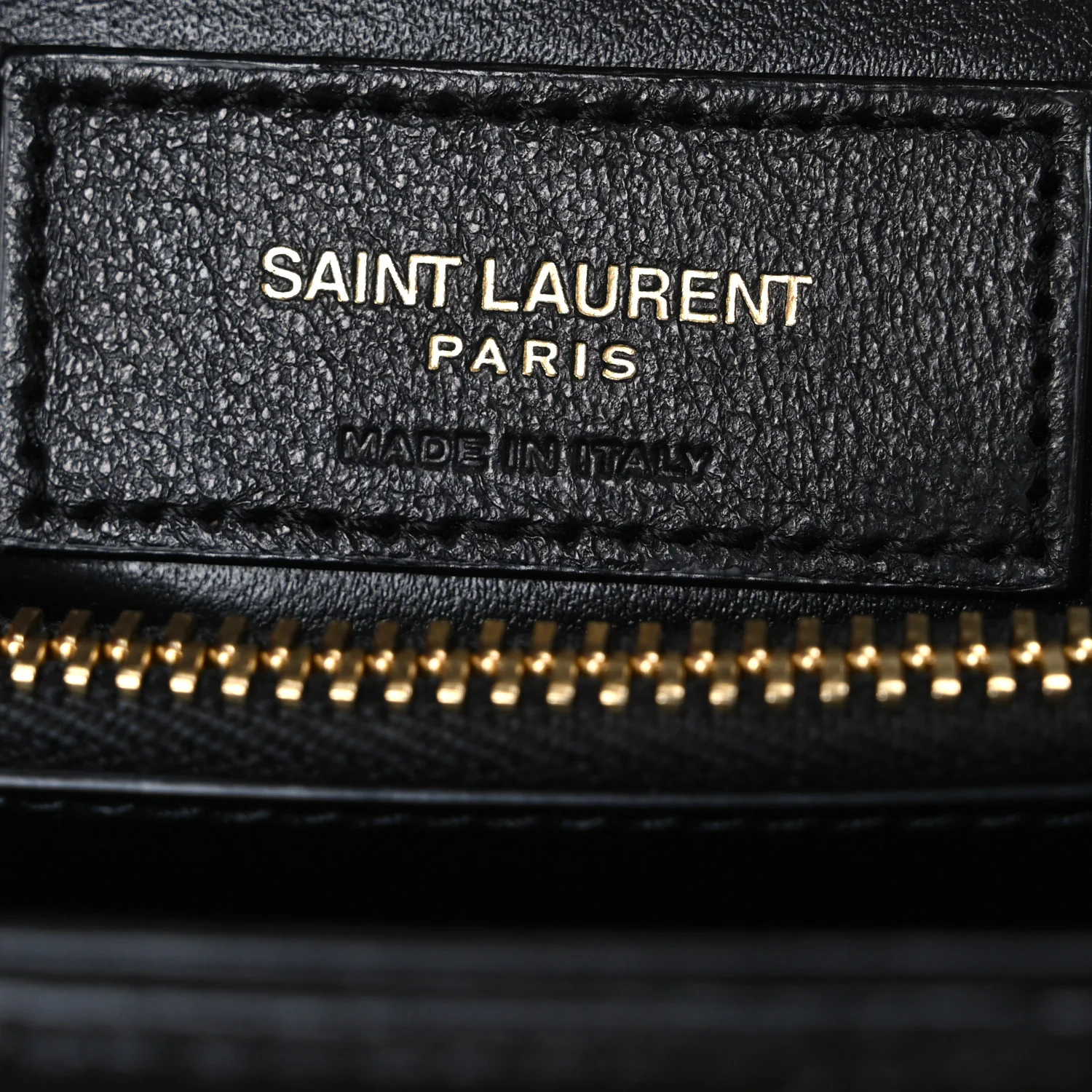 Calfskin Y Quilted Monogram Small Loulou Chain Satchel Black - Image 6