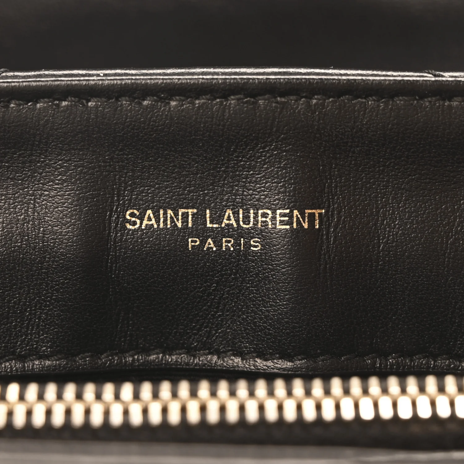 Calfskin Y Quilted Monogram Small Loulou Chain Satchel Black - Image 6