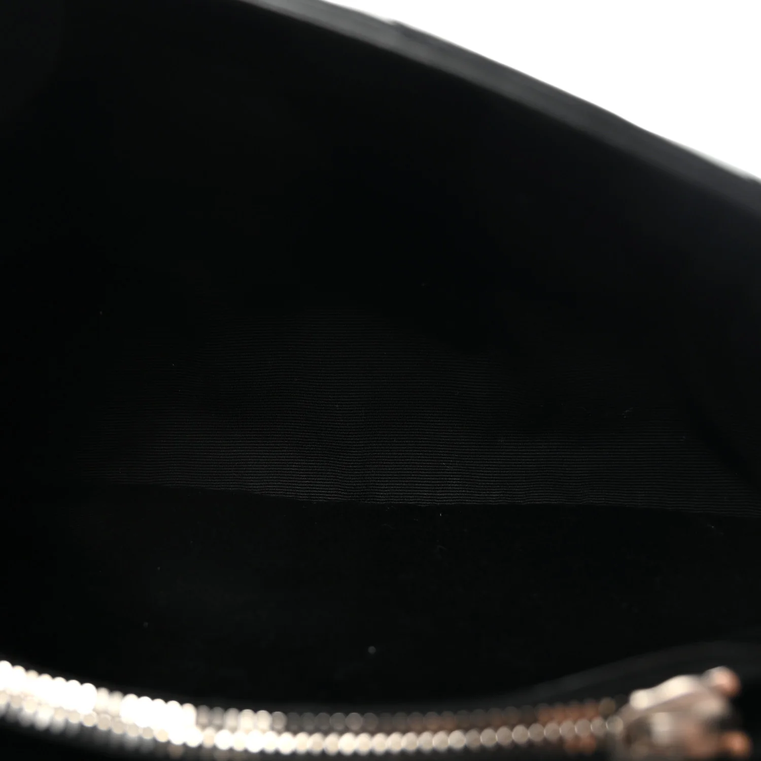 Calfskin Y Quilted Monogram Small Loulou Chain Satchel Black - Image 5