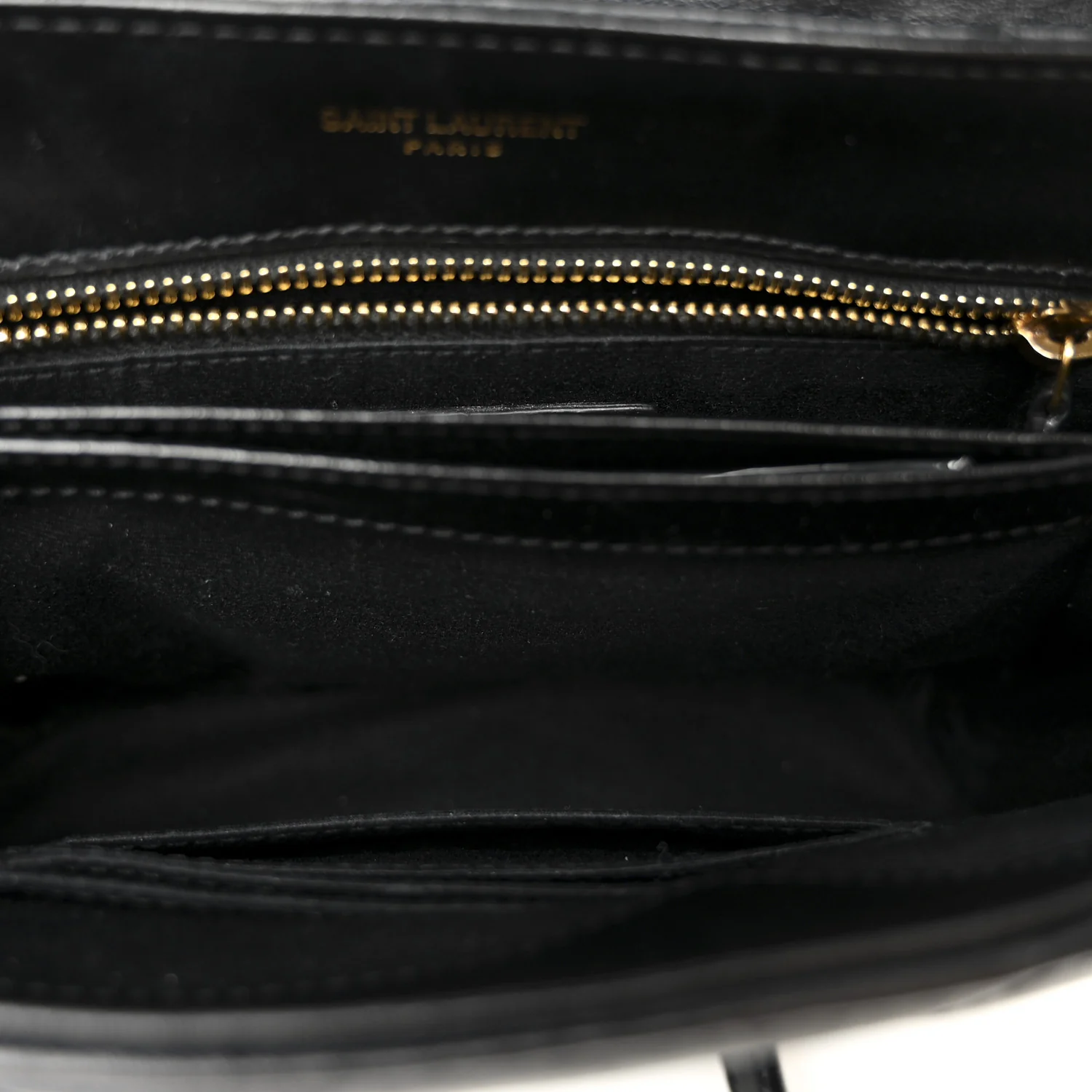 Calfskin Y Quilted Monogram Toy Loulou Crossbody Bag Black - Image 4