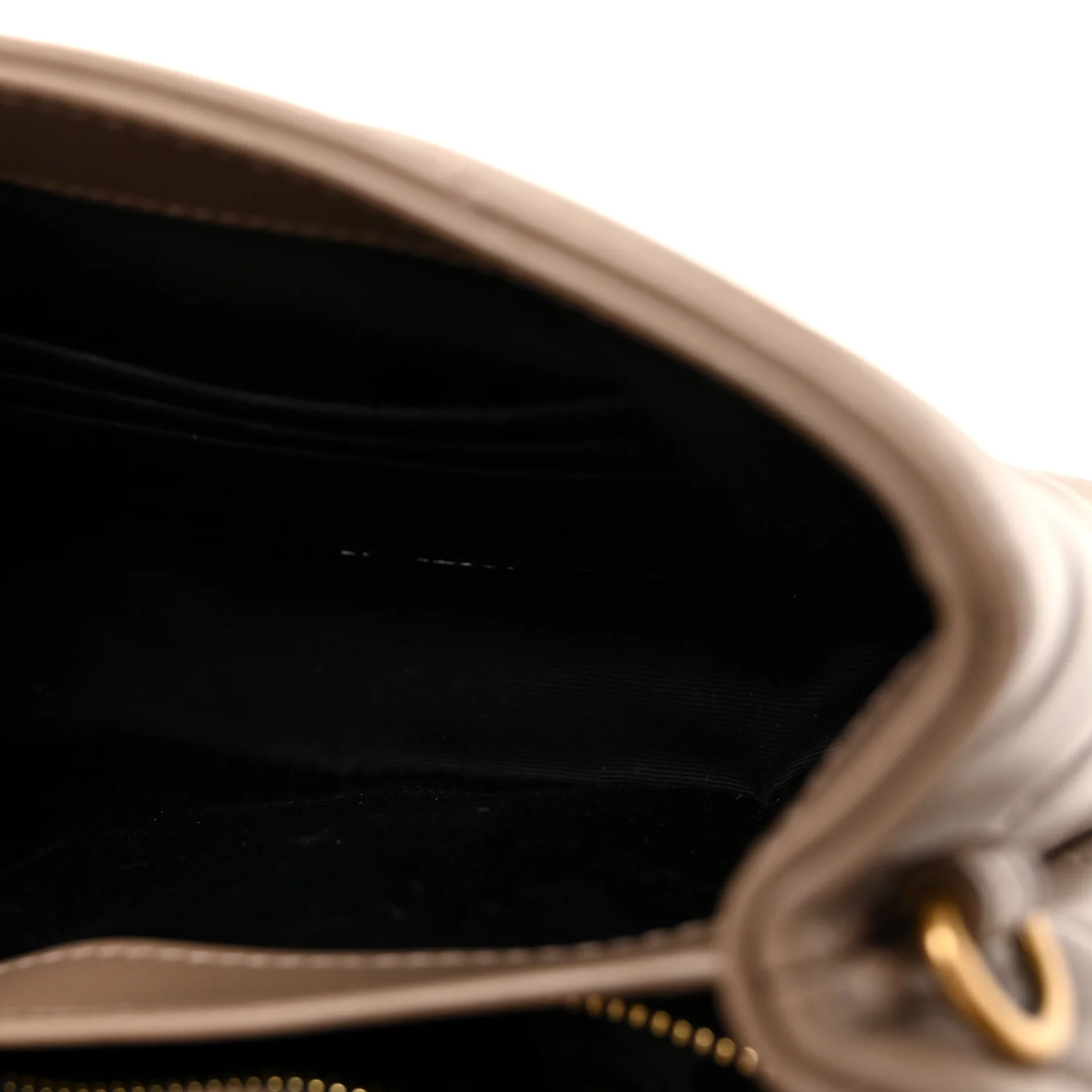 Calfskin Y Quilted Monogram Toy Loulou Crossbody Bag Dark Beige - Image 5