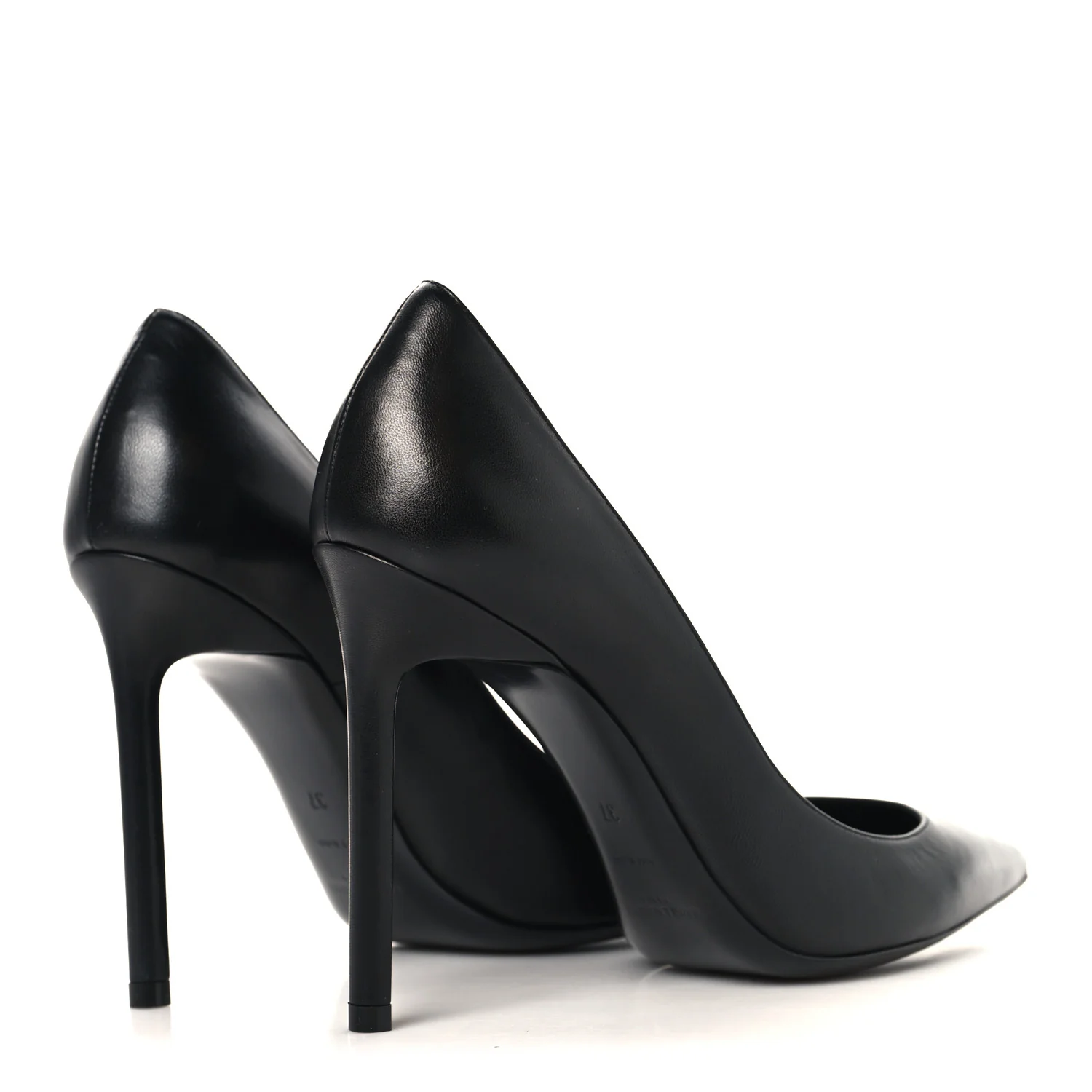 Calfskin Zoe 105 Pumps 37 Black - Image 5
