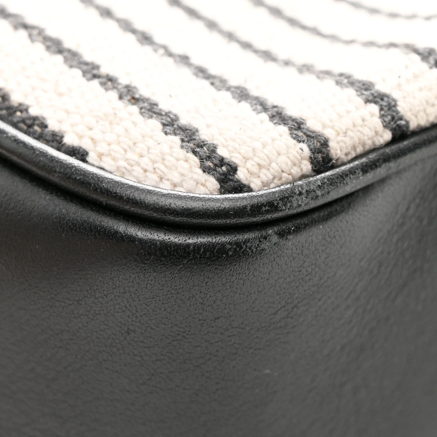 Canvas Calfskin Monogram Lou Camera Bag Black Grey Cream - Image 11