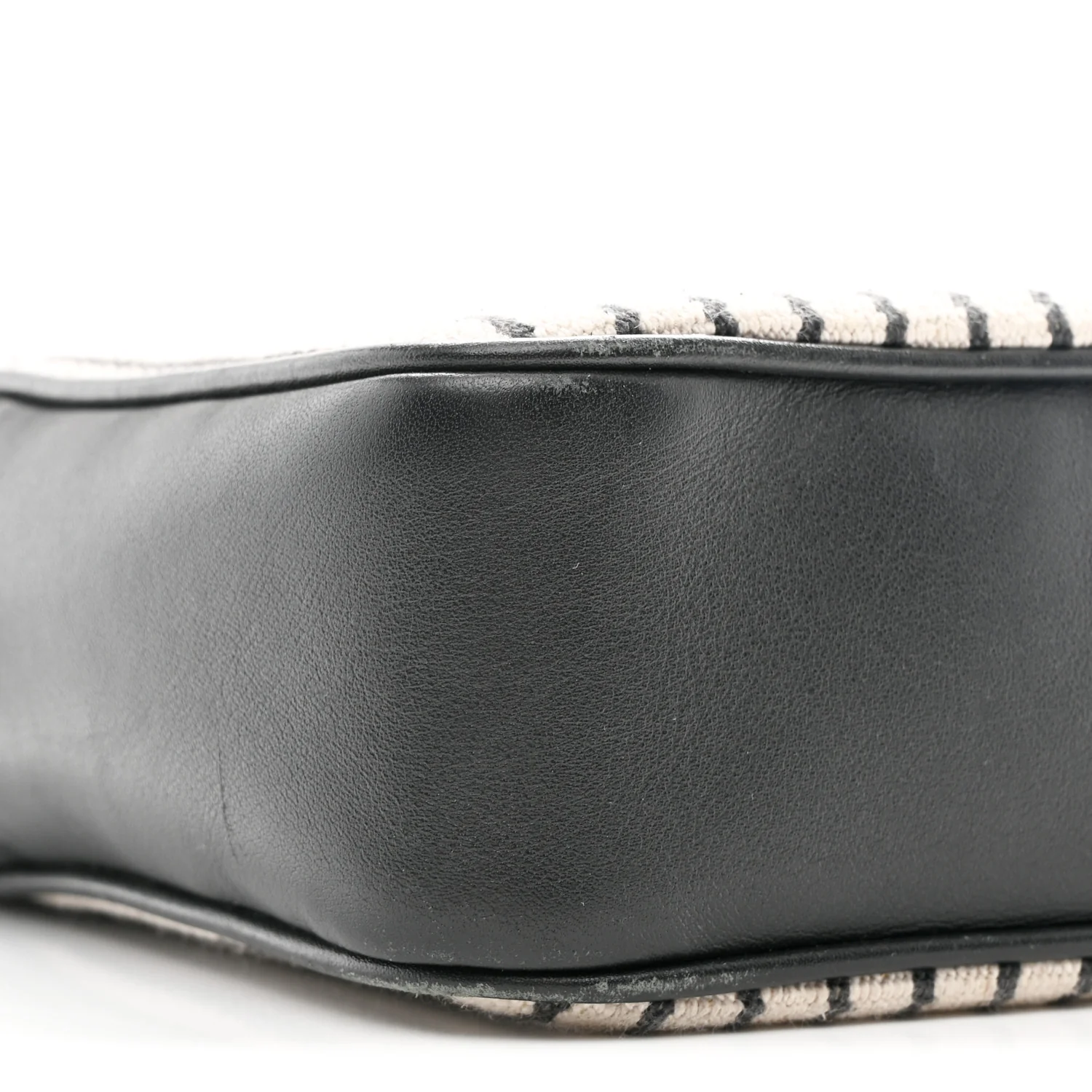 Canvas Calfskin Monogram Lou Camera Bag Black Grey Cream - Image 9